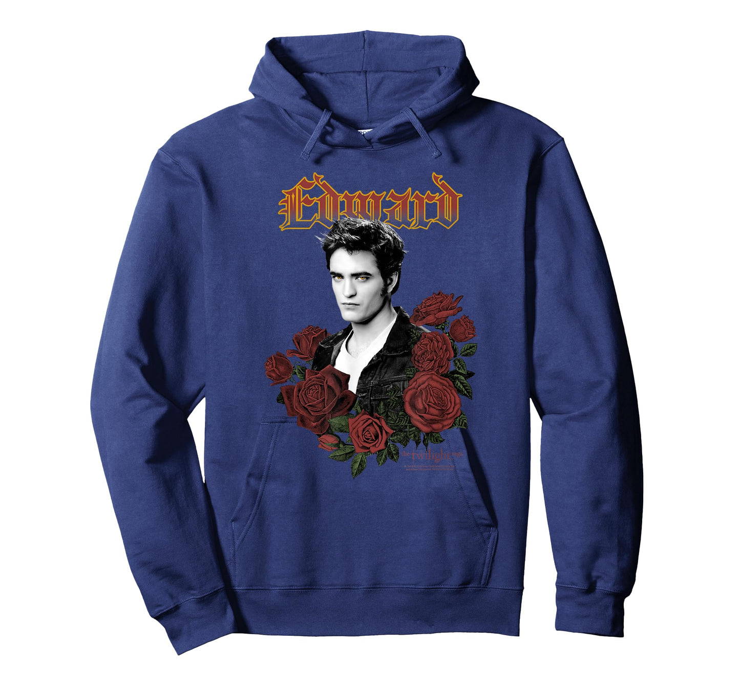 Twilight Edward Gothic Print with Roses Vintage Movie T-Shirt