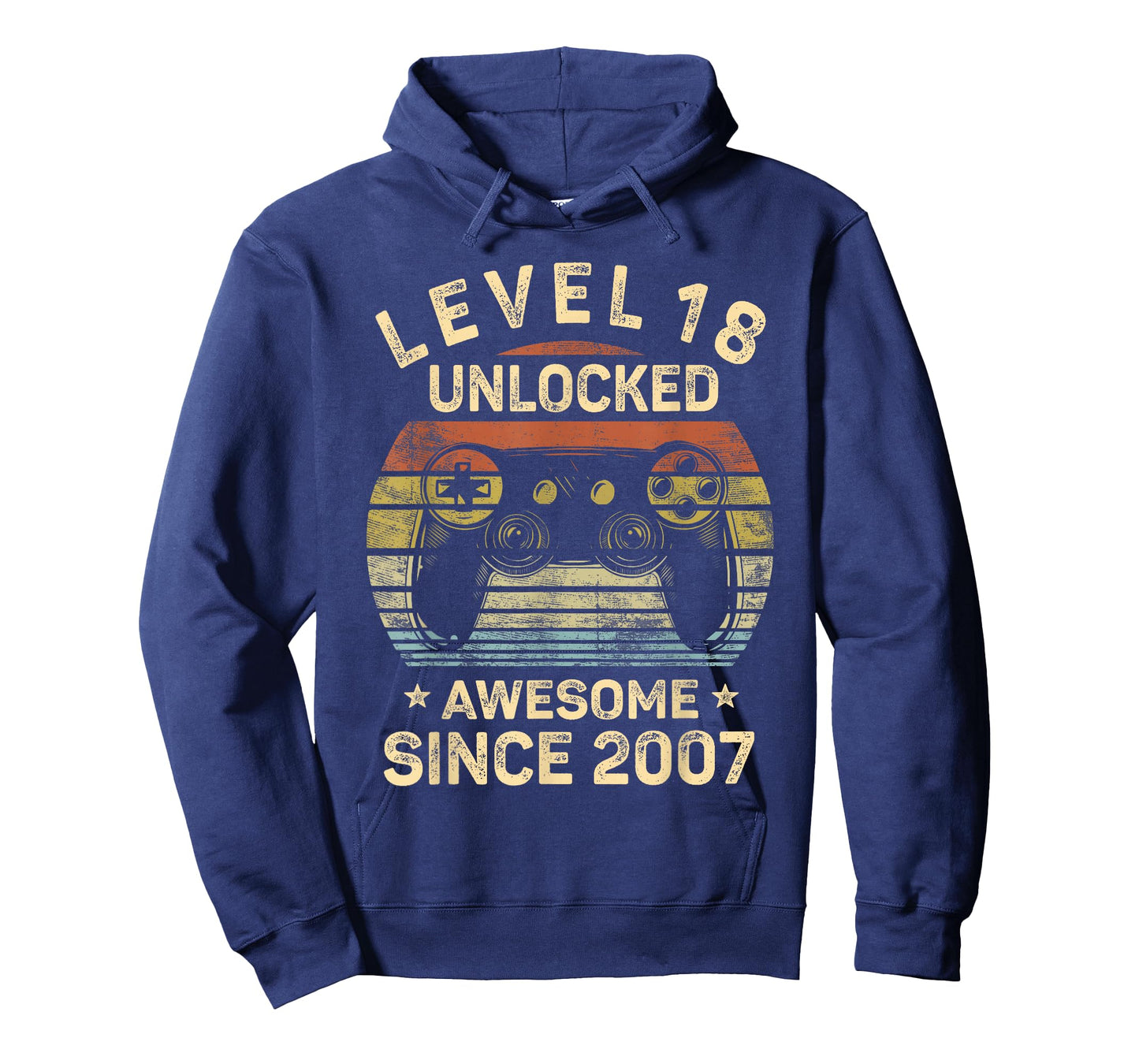 Level 18 Unlocked 18th Birthday 18 Year Old Gifts Gamer Bday T-Shirt
