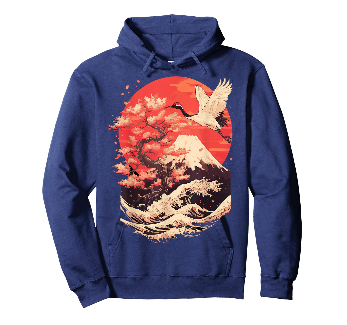Japanese Crane Japan Cherry Blossom T-Shirt