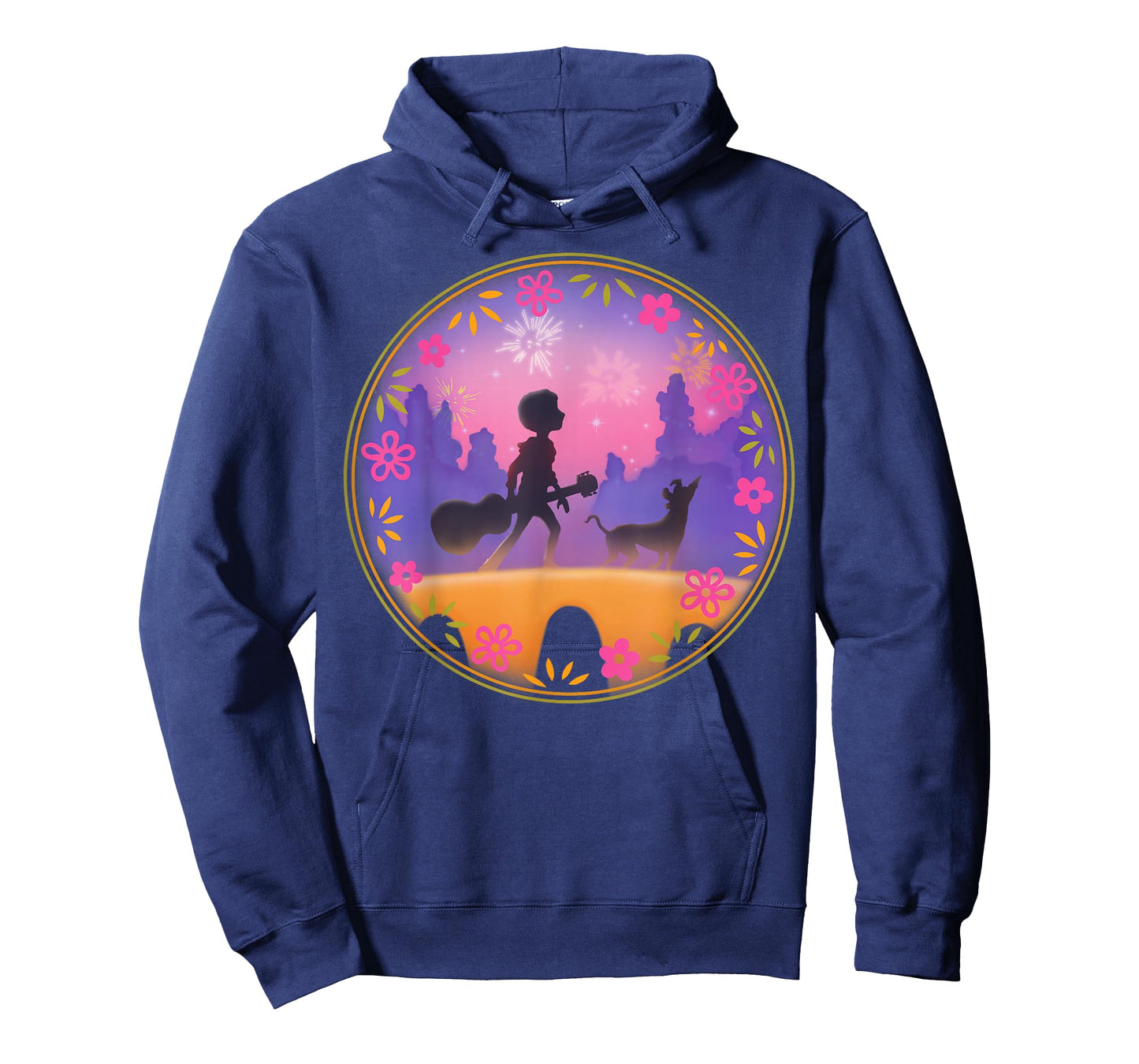 Disney Pixar Coco Miguel Dante Bridge Fireworks T-Shirt T-Shirt