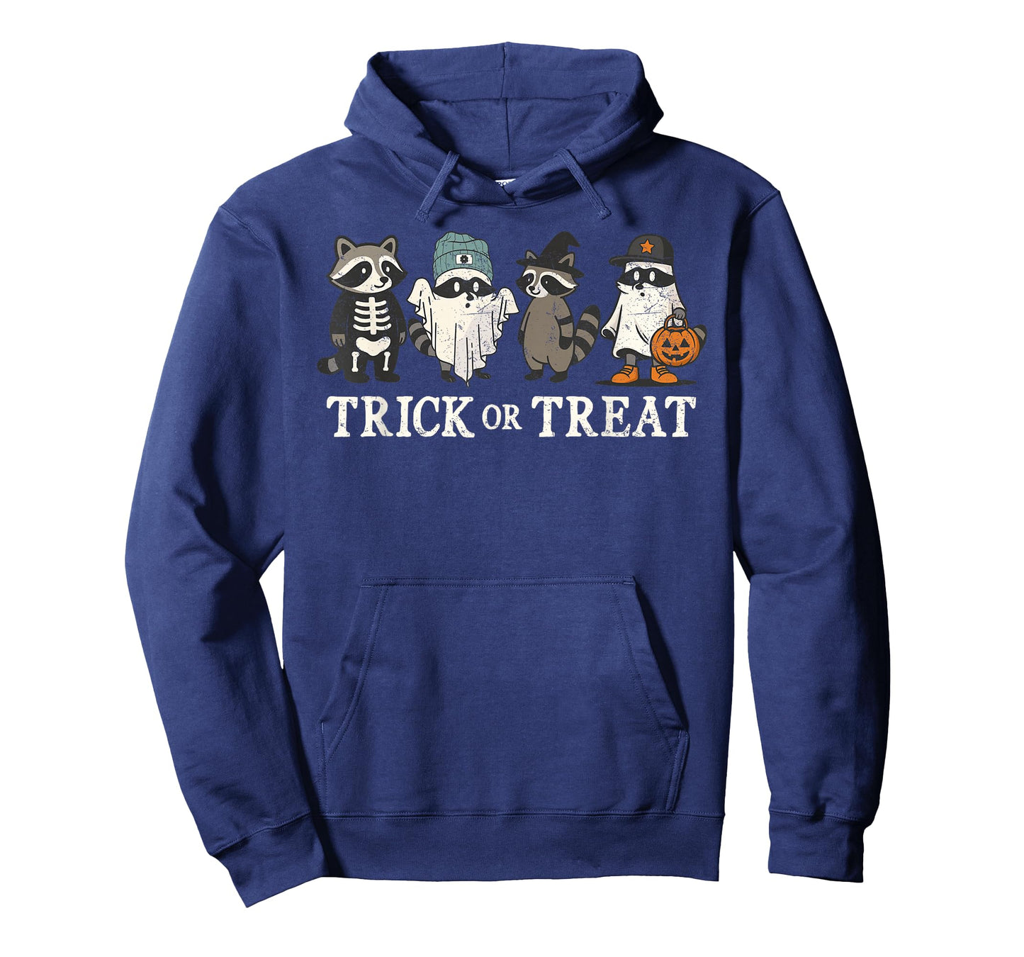 Cute Raccoon Ghost Funny Halloween Season Kids Men Women T-Shirt
