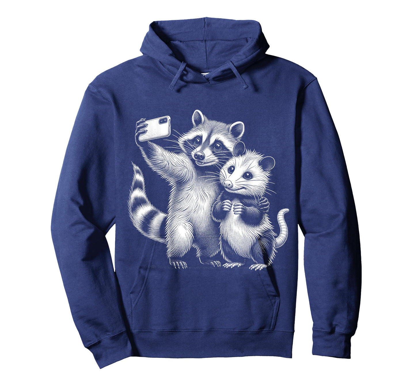 Opossum Racoon Selfie Funny Meme Wild West Possum Graphic T-Shirt