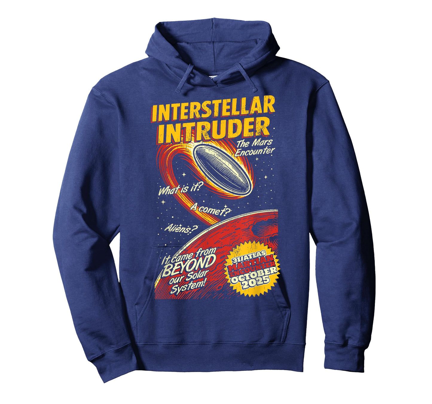 Interstellar Intruder, 3I/Atlas Science Fiction T-Shirt