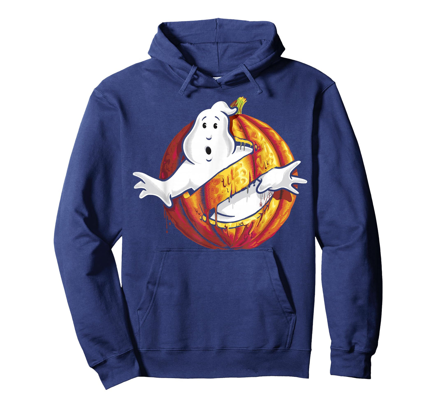 Ghostbusters Classic Logo Halloween Pumpkin Graphic T-Shirt T-Shirt