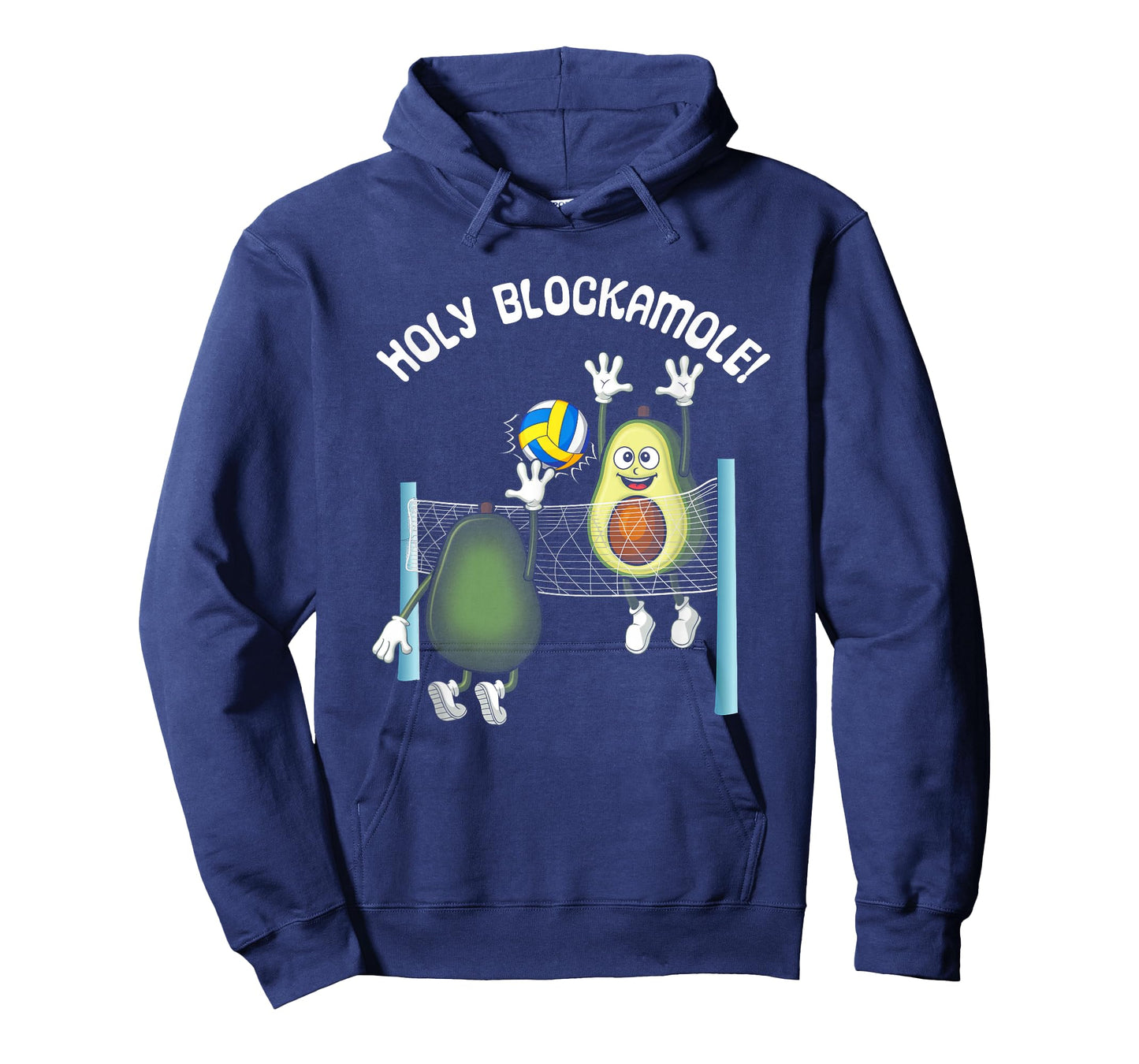 Holy Blockamole! Guacamole Player Blocker Volleyball T-Shirt