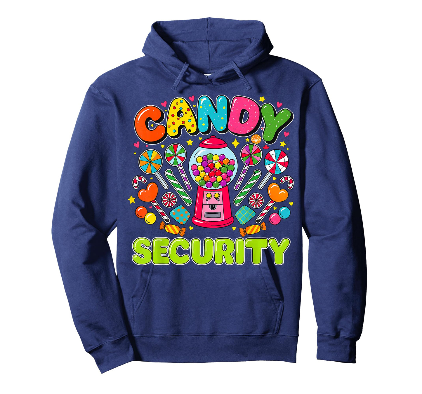 Candy Security Candy Costume Funny Candy Squad Women Girls T-Shirt
