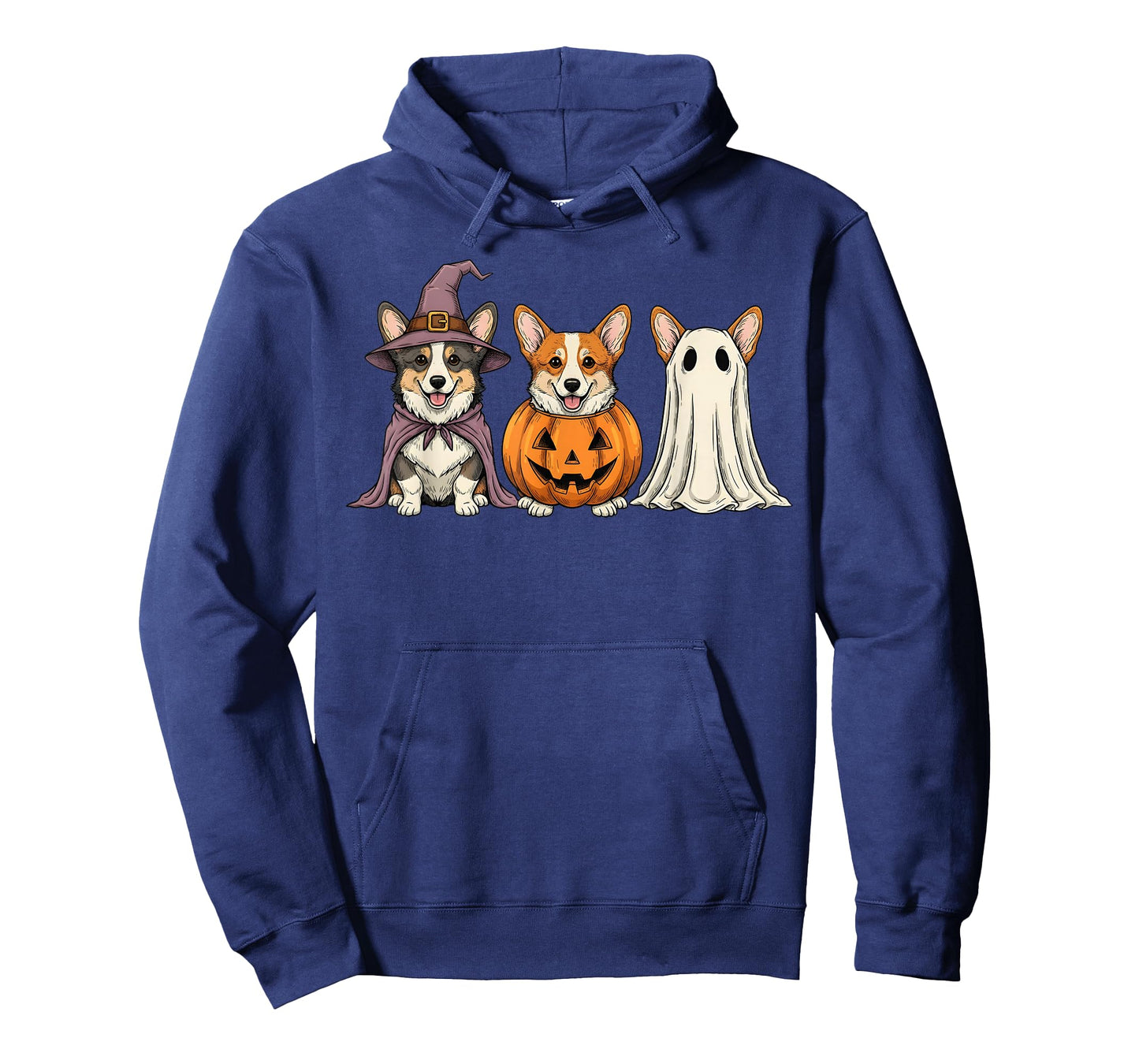 Spooky Ghost Corgi Pumpkin Halloween Dog Lover T-Shirt