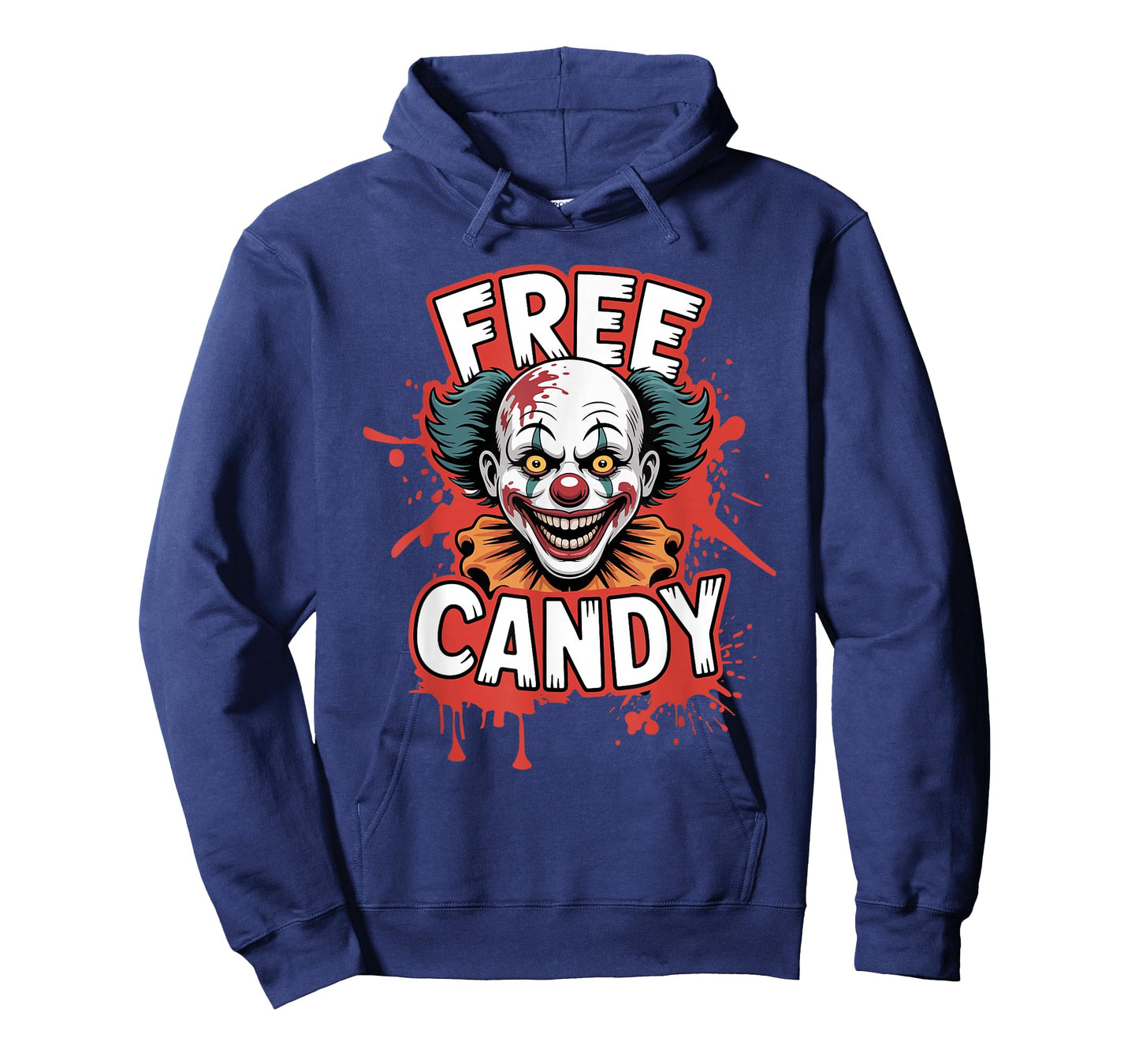 Free Candy Clown Scary Creepy Halloween Horror T-Shirt