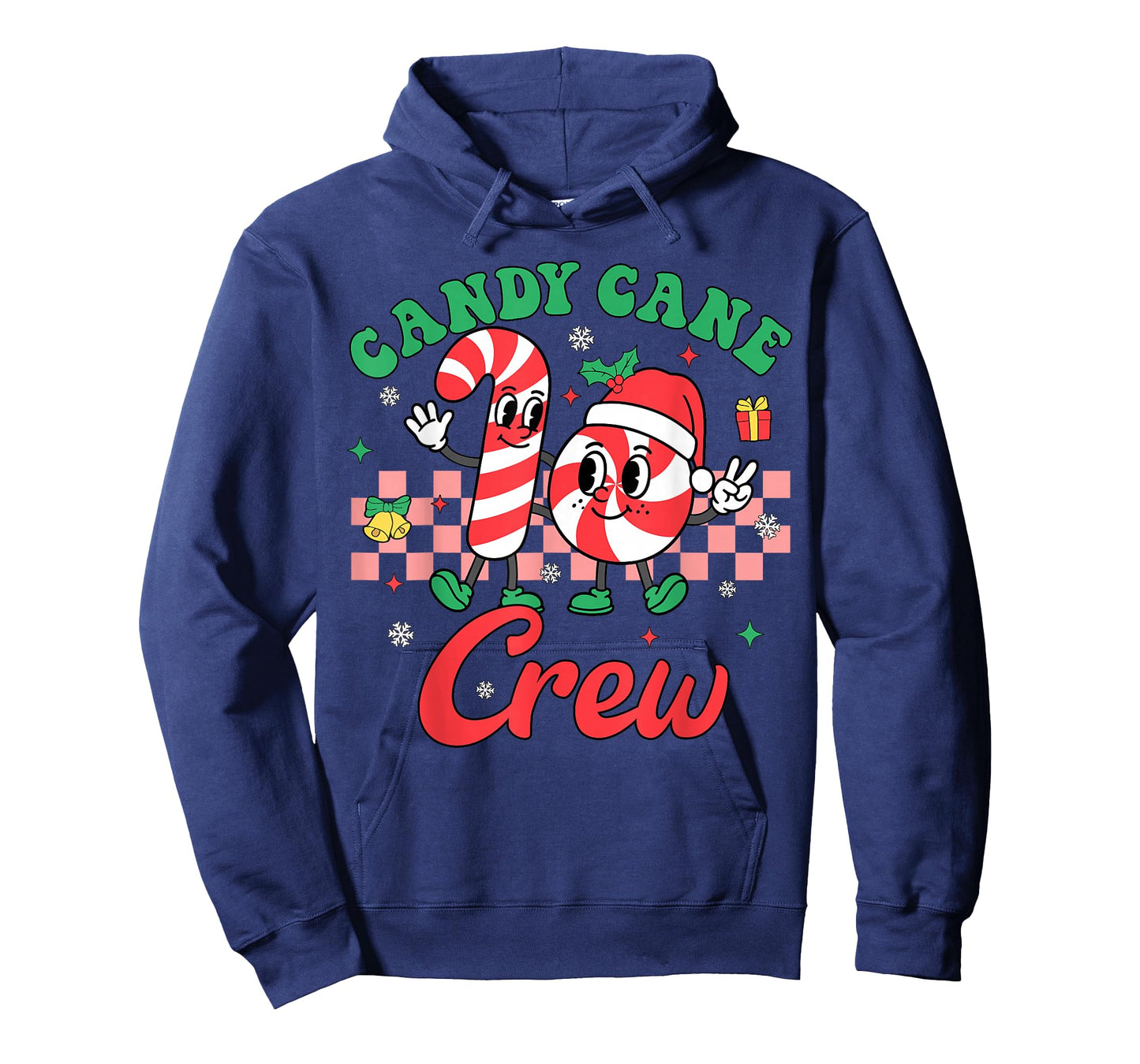 Candy Cane Crew Christmas Love Candy Xmas Boys Girls Kids T-Shirt