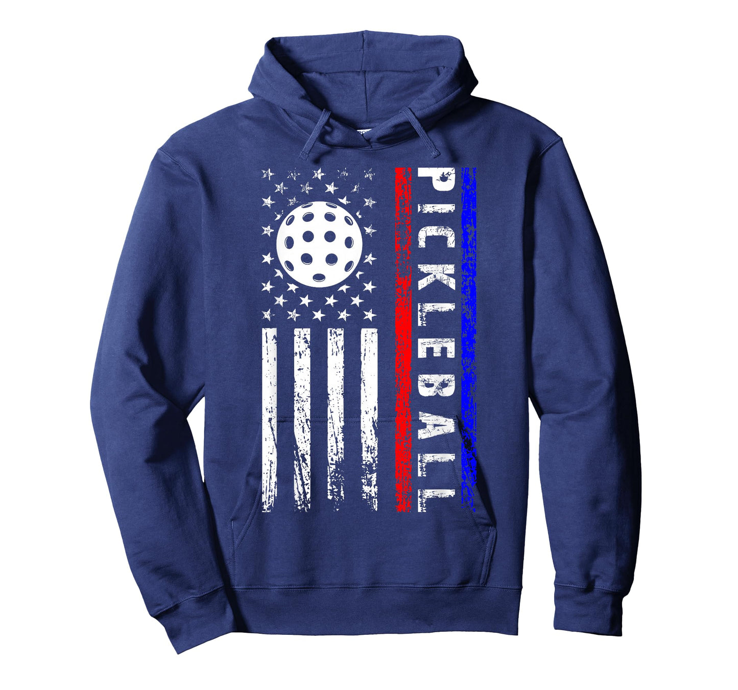 Pickleball Lovers 4th of July American Flag Pickle Ball USA T-Shirt