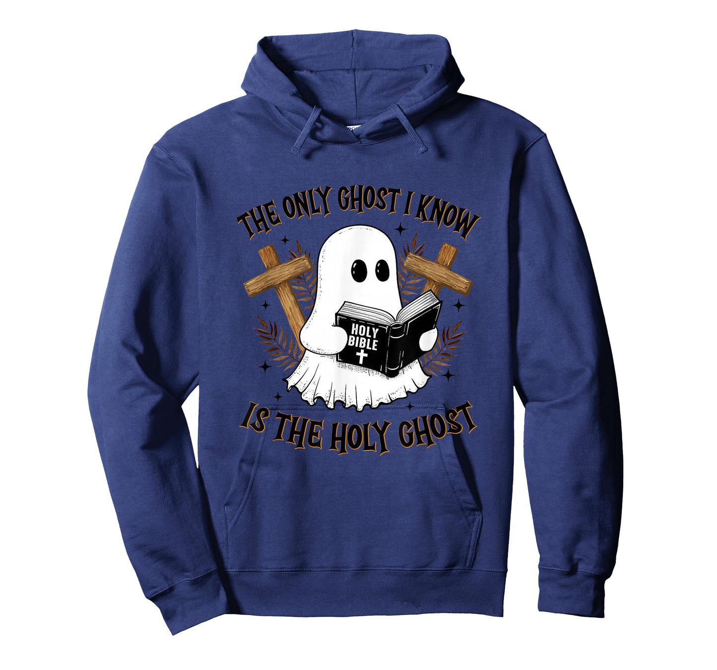 The Only Ghost I Know Is The Holy Ghost Funny Boo Christian T-Shirt