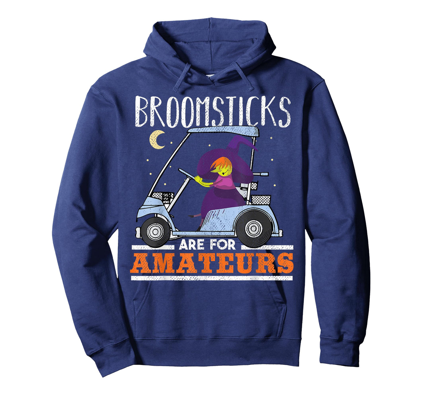 Witch Riding a Golf Cart Funny Halloween Shirt T-Shirt