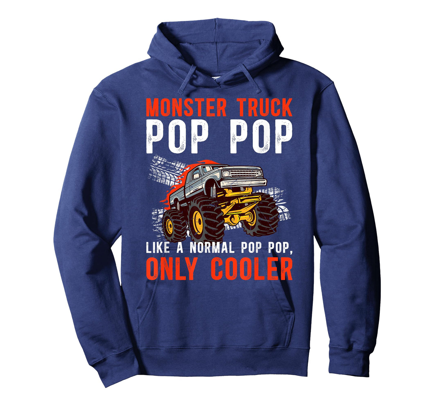 Monster Truck Pop Pop Cool Monster Truck Pop Pop Grandpa T-Shirt