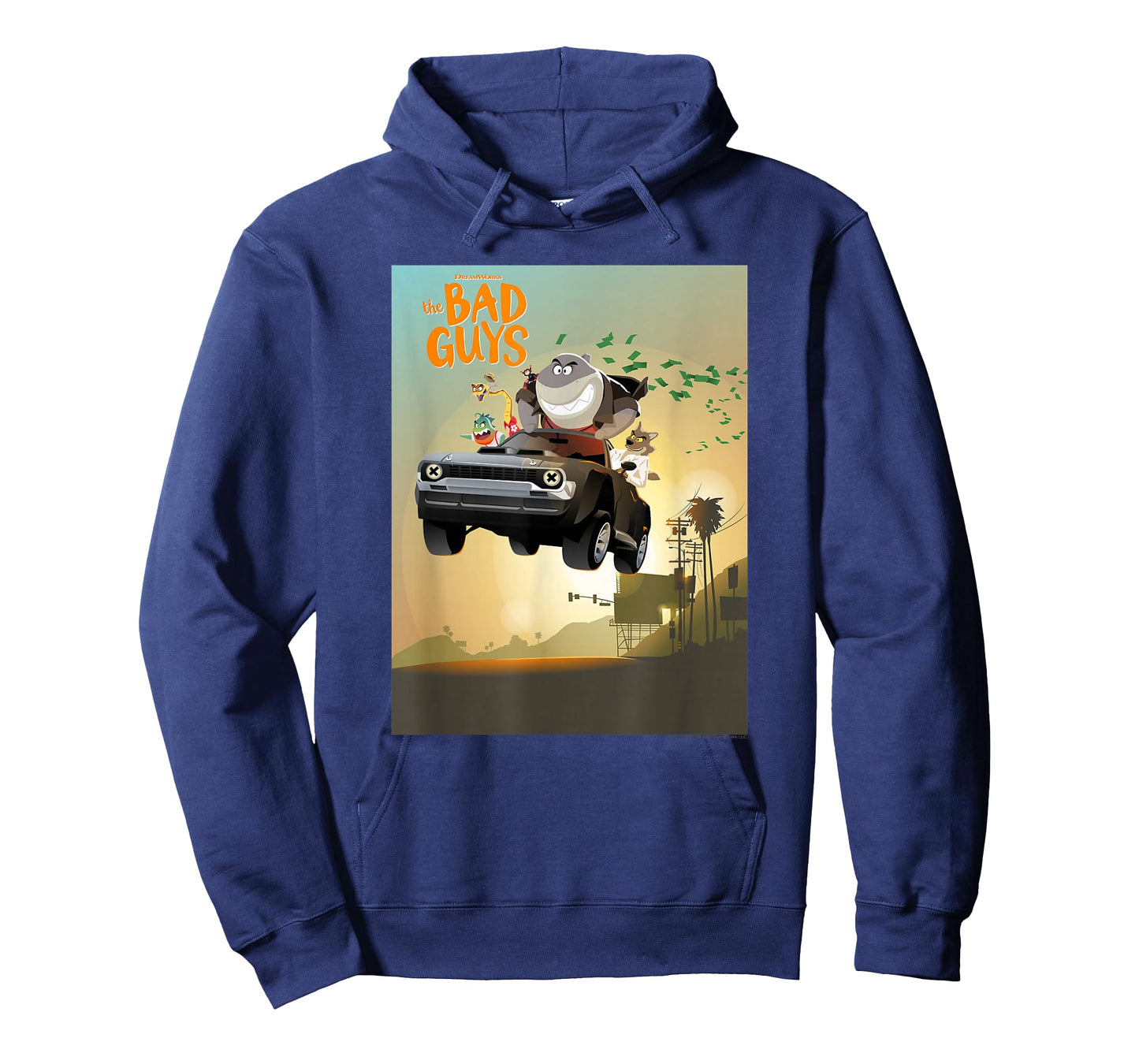 The Bad Guys Group Getaway Car Poster T-Shirt