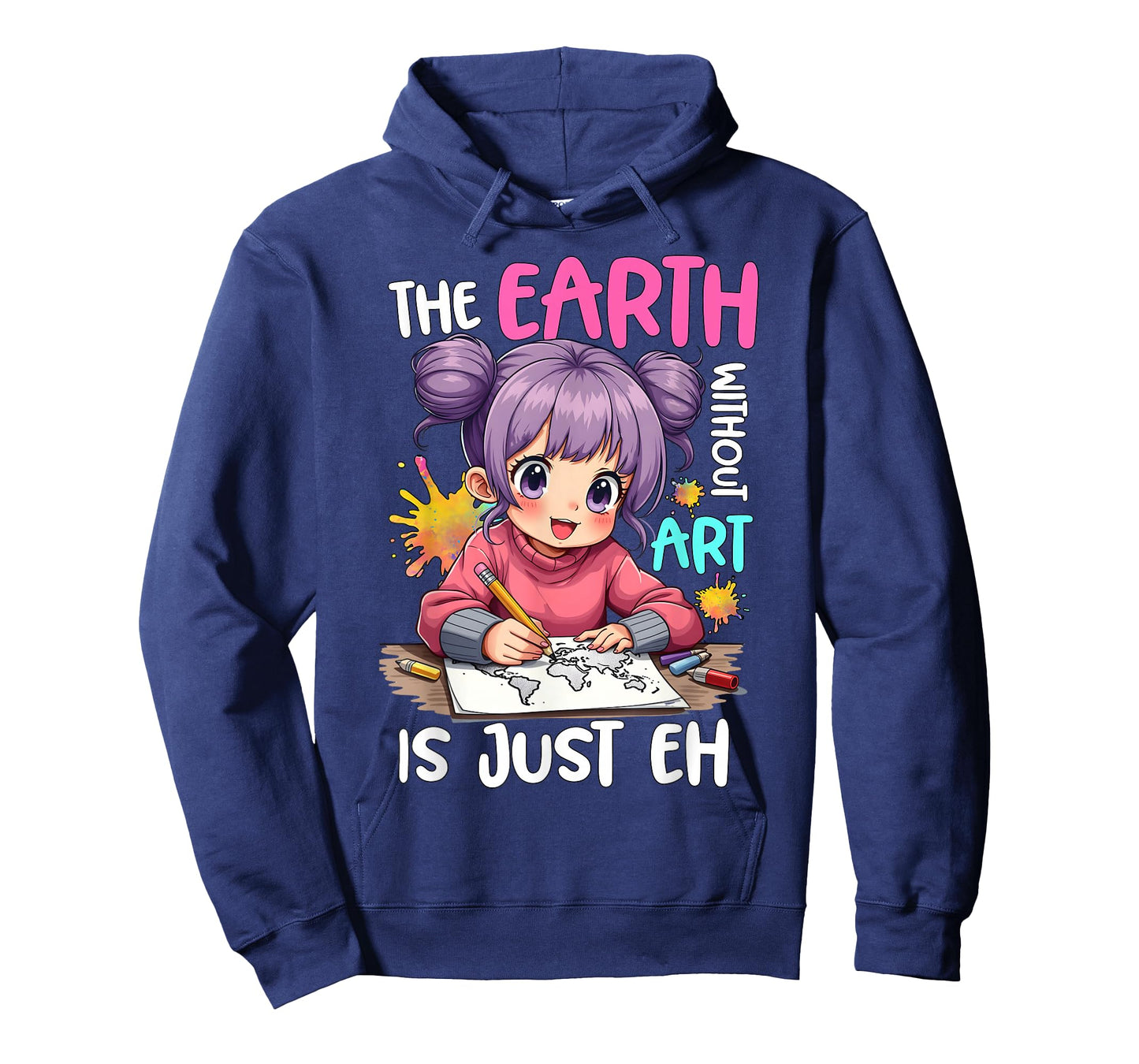 Earth Without Art Is Just Eh Anime Drawing and Sketching T-Shirt