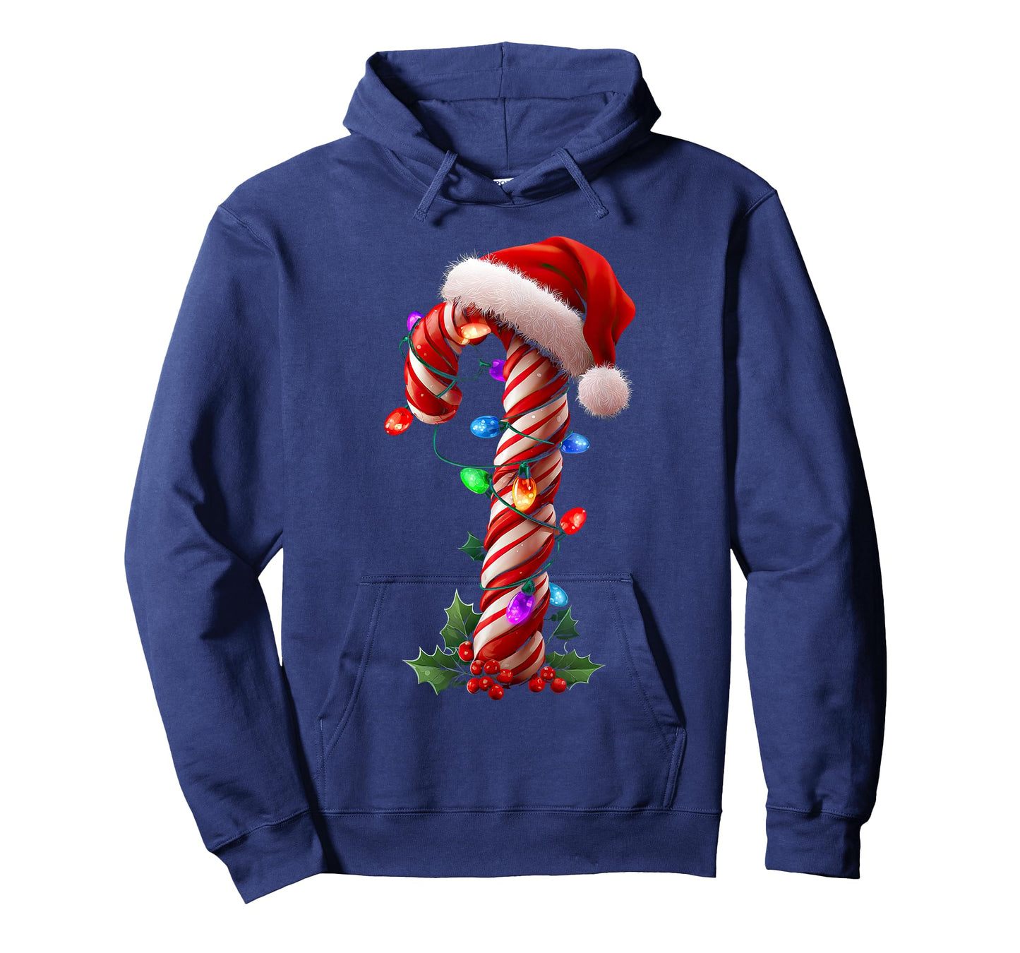 Candy Cane Christmas Design Boys Girls Kids Adults T-Shirt