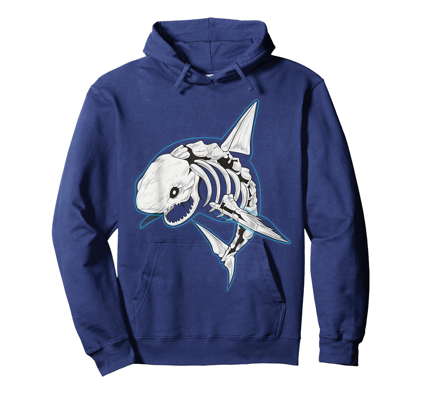 Shark Ghost Shirt Spooky Shark Halloween Costumes Skeleton T-Shirt