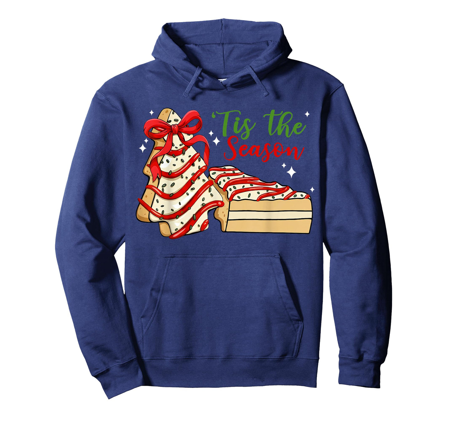 Retro Tis The Season Christmas Tree Cakes Coquette Cookie T-Shirt