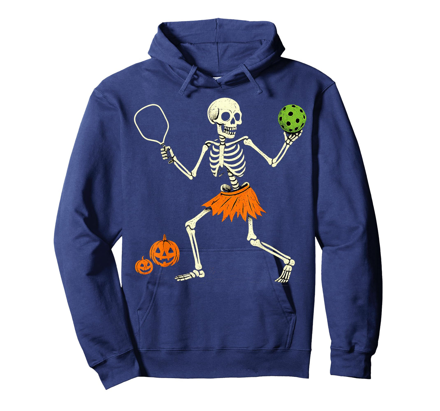 Spooky Pickleball Halloween Skeleton Costume Women T-Shirt
