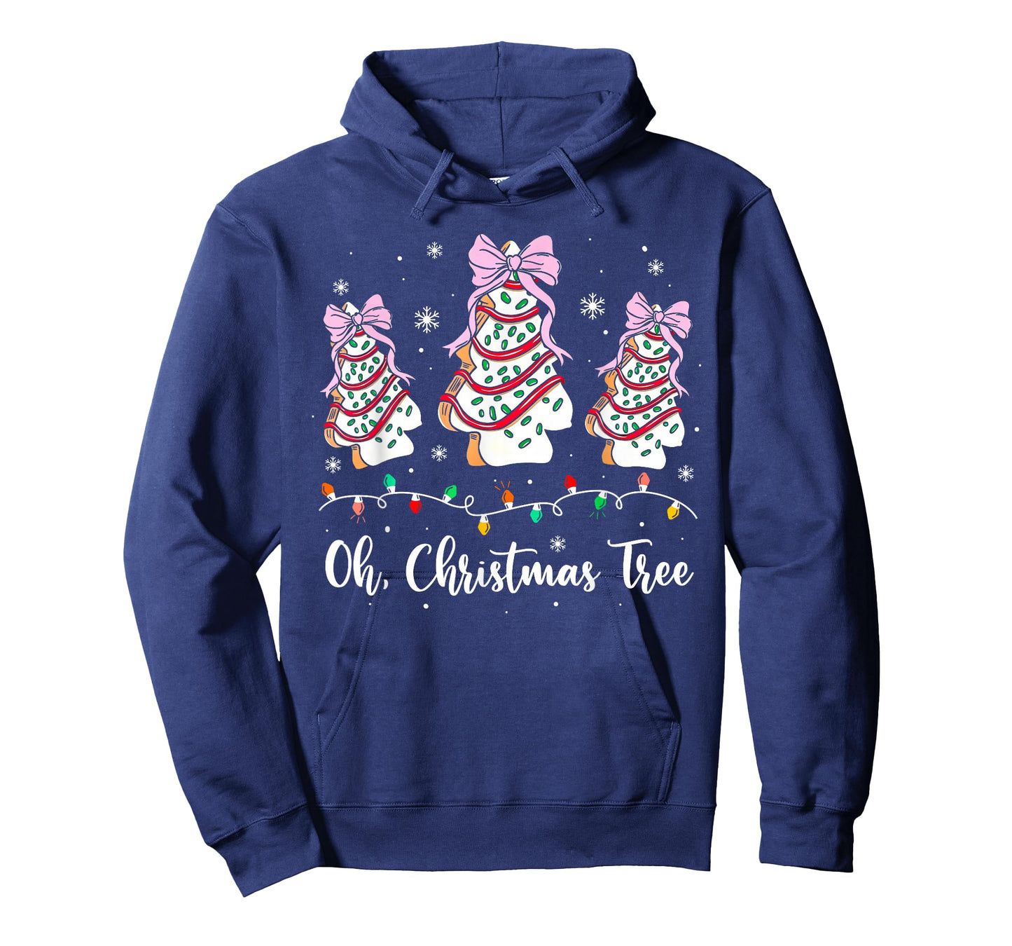Groovy Oh Christmas Tree Cakes Debbie Beckey Jen Cake Lovers T-Shirt