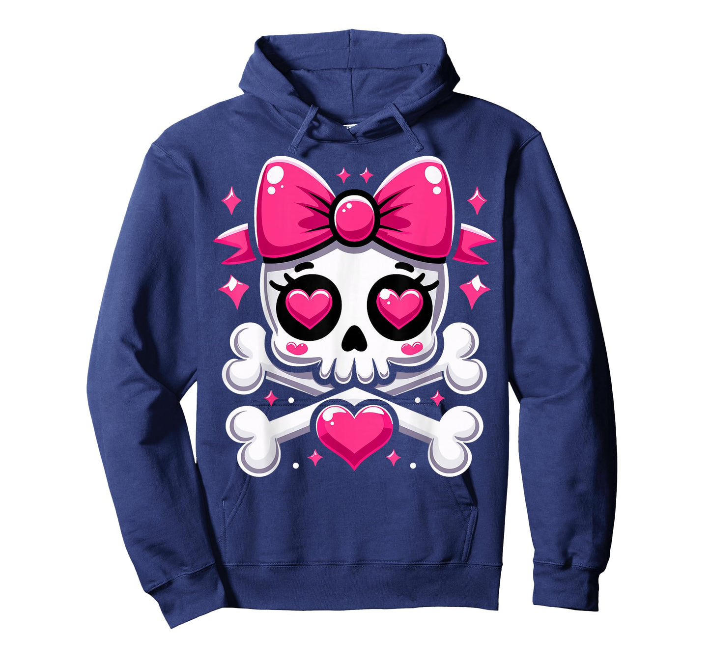 Skull with Bow Pink Girl Skull Halloween T-Shirt