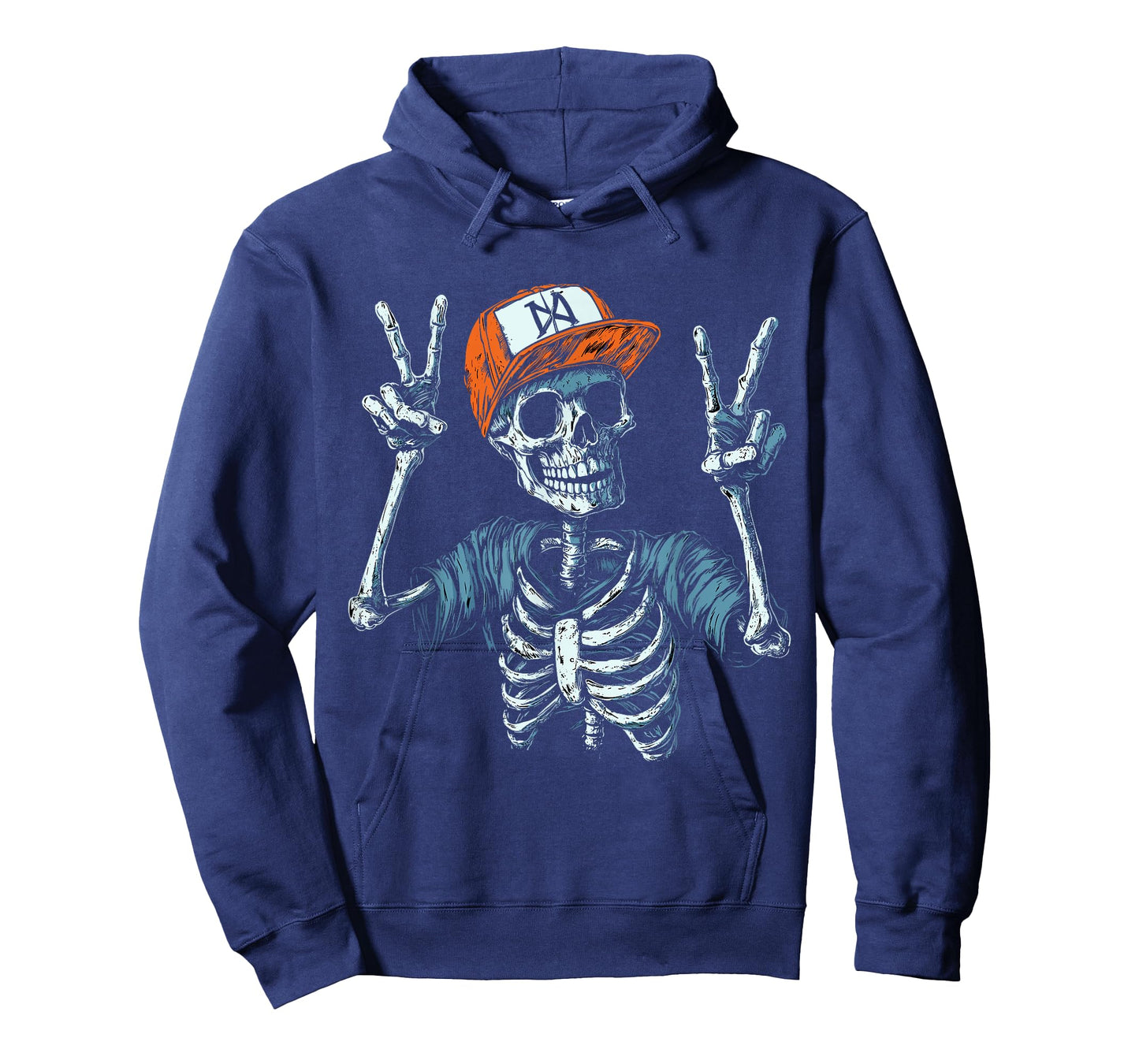Skeleton Hand Peace Sign Bone T-Shirt
