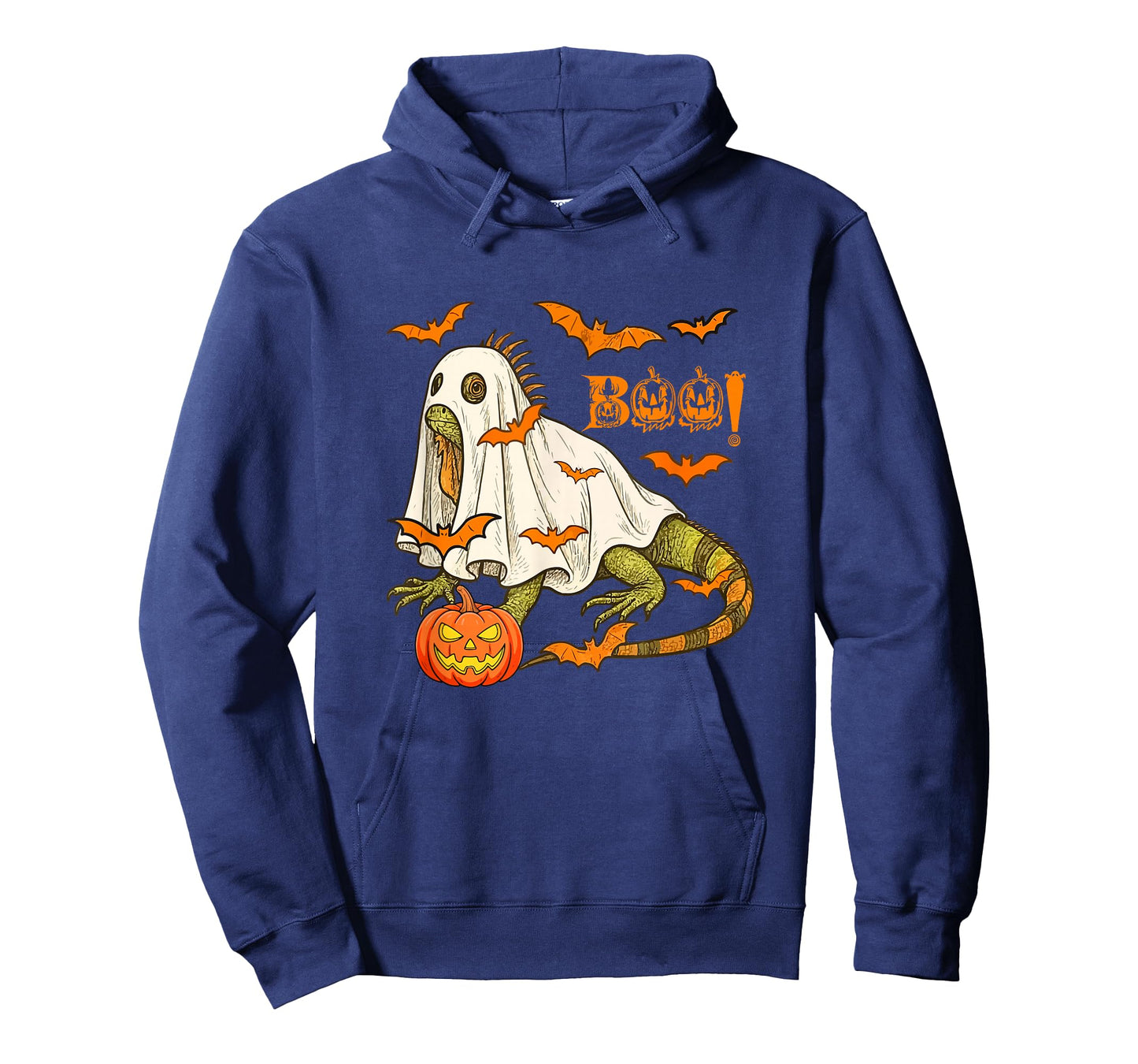 Boo Halloween Iguana Cosplay Ghost Costume Animal Lover T-Shirt
