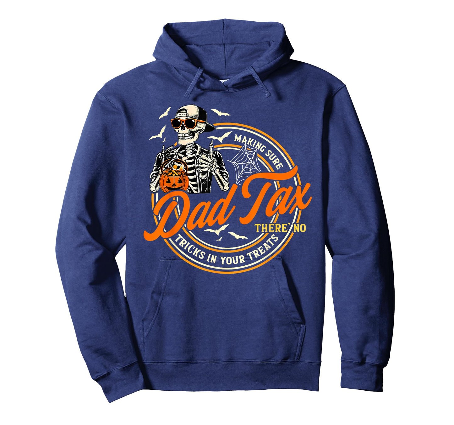 Retro Dad Tax Skeleton Halloween Funny Trick or Treat T-Shirt