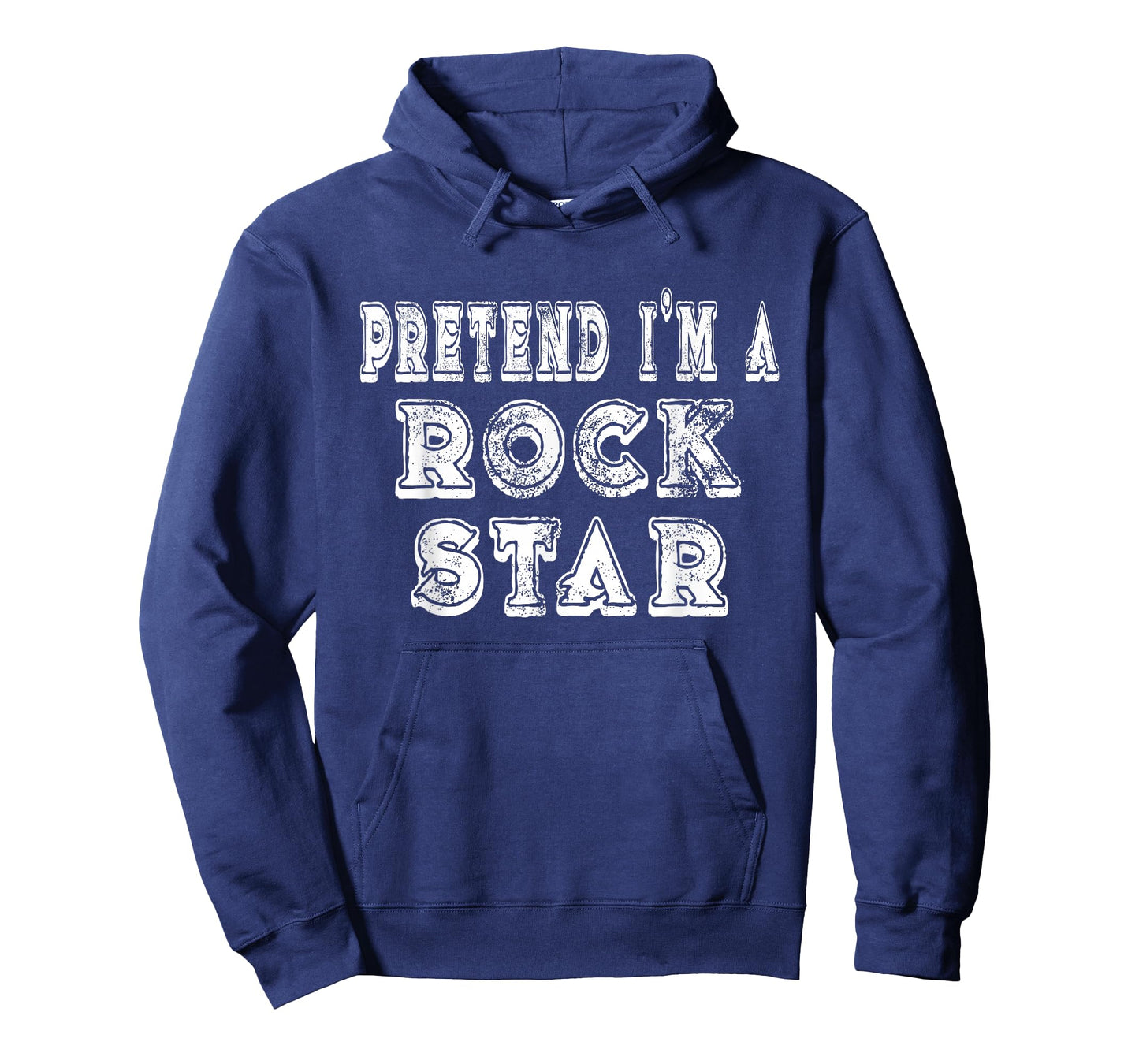 Lazy Pretend I'm A Rock Star Easy Funny Halloween Costume T-Shirt