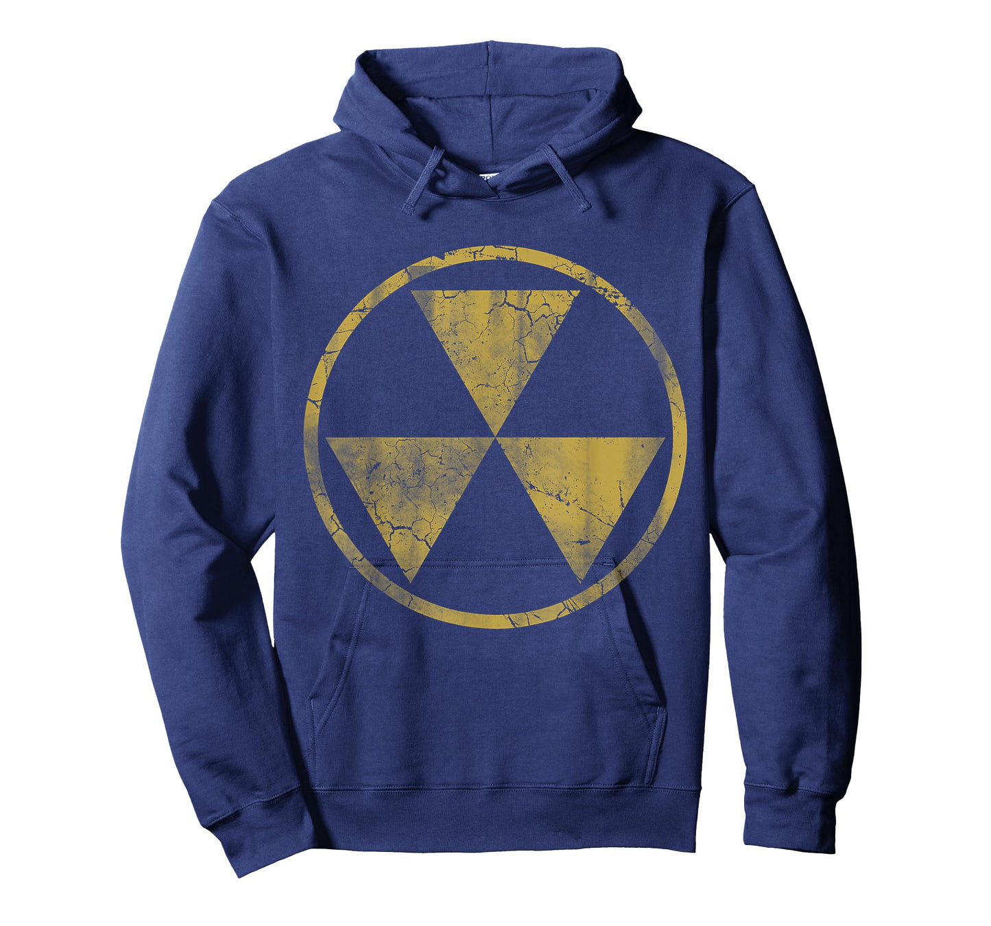 Fallout Nuclear Symbol Retro Fade Distressed T-Shirt