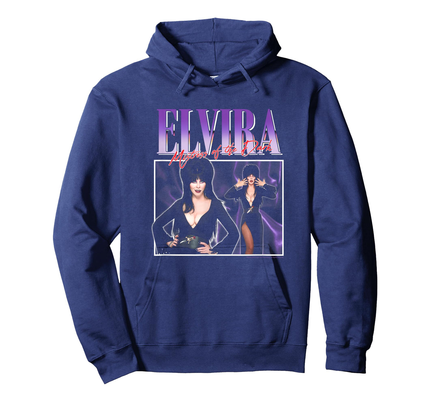 Elvira, Mistress of The Dark Purple 90's Horror T-Shirt