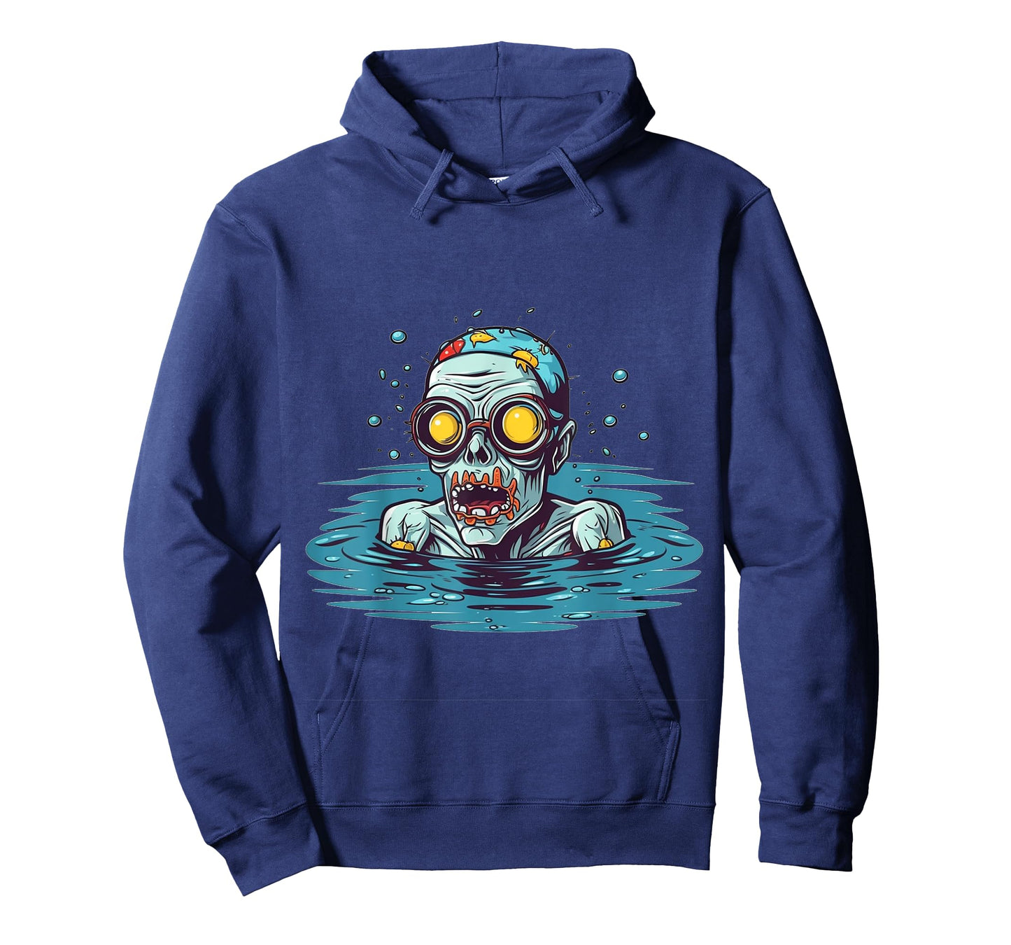 Zombie Swimmer Halloween Costume Swimming Men Women Kids T-Shirt