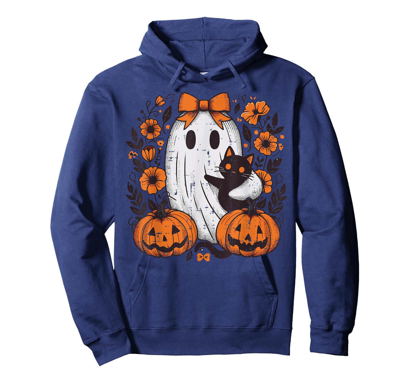 Halloween Ghost Black Cat Fall Season Women Girl Kid Toddler T-Shirt