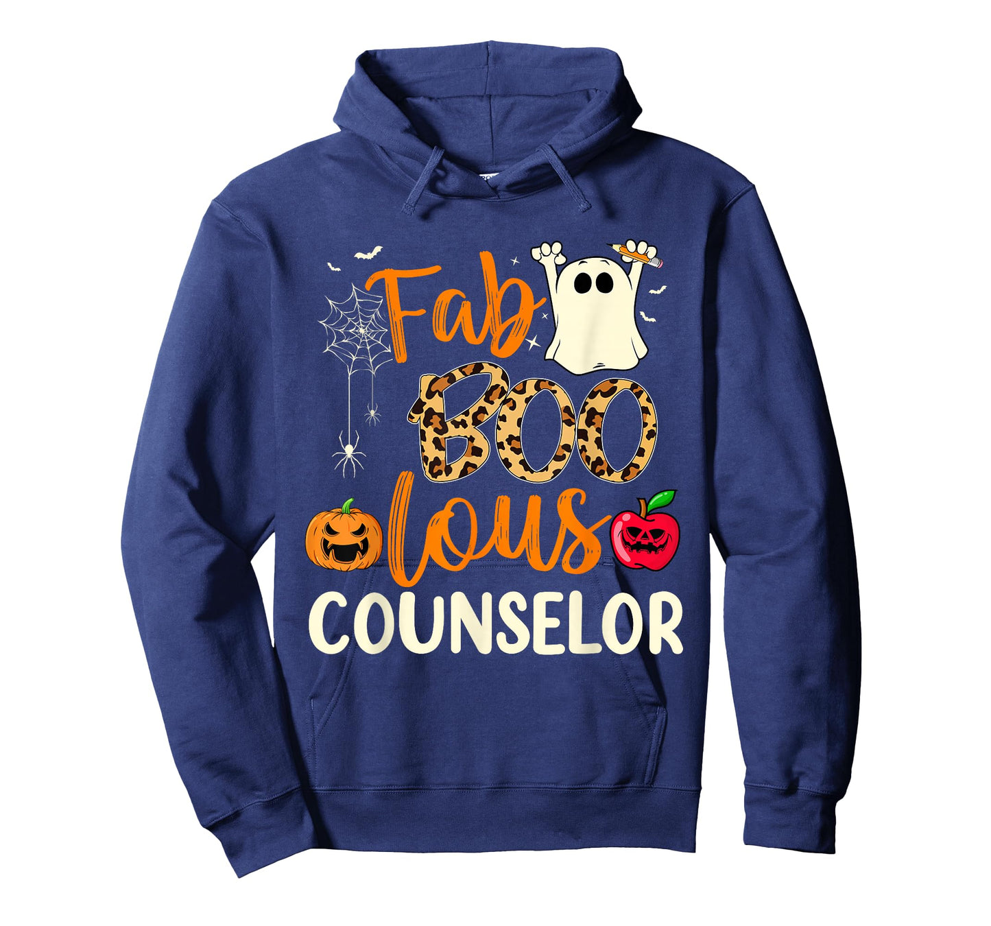 Fab Boo Lous Counselor Leopard Spooky Halloween Costume T-Shirt