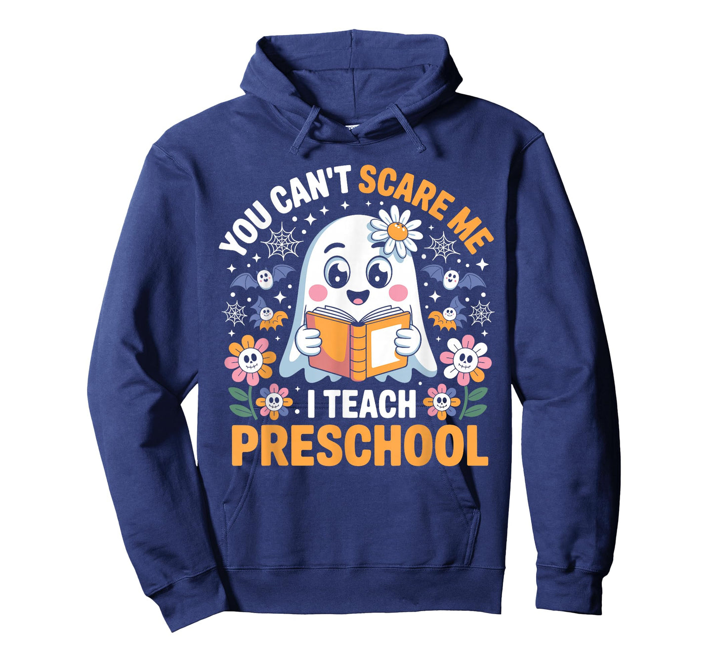You Can't Scare Me I Teach Preschool Funny Teacher Halloween T-Shirt