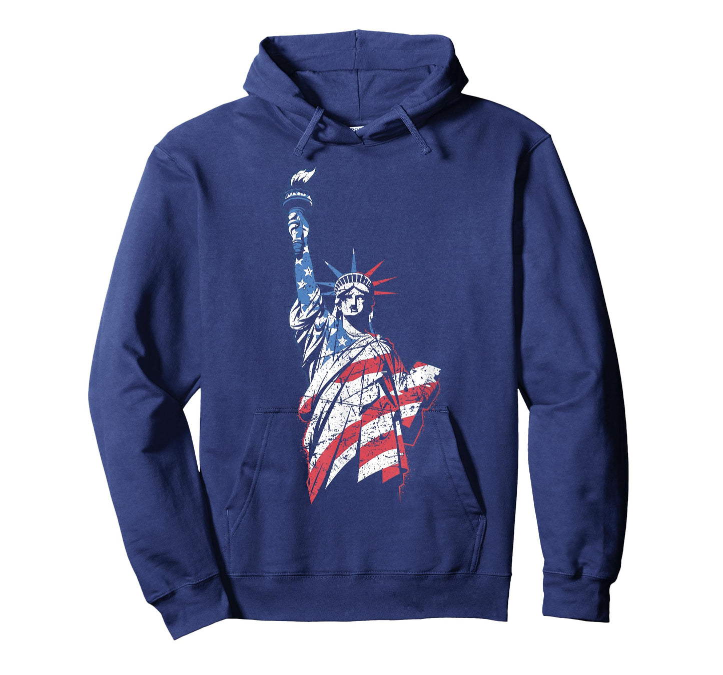 Statue of Liberty American Pride Independence Day Art T-Shirt