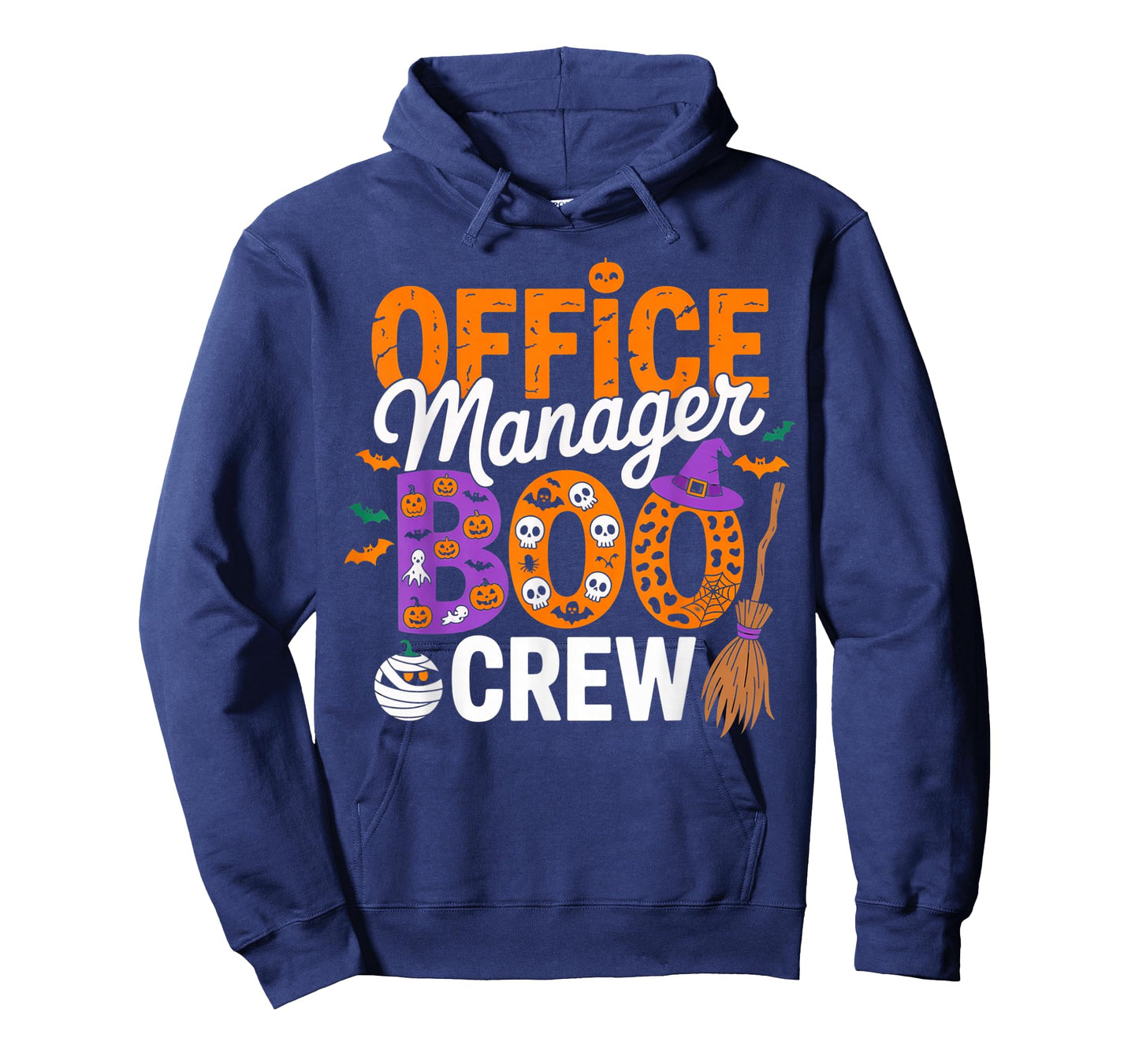 Office Manager Boo Crew Halloween Matching Spooky Outfit T-Shirt