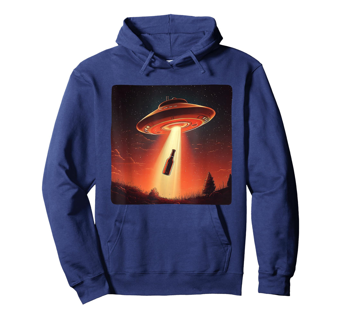 Funny UFO beams beer up for Alien Lovers T-Shirt