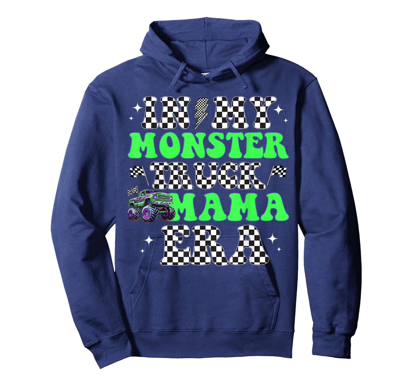 Retro In My Monster Truck Mama Era Monster Truck Mom Women T-Shirt