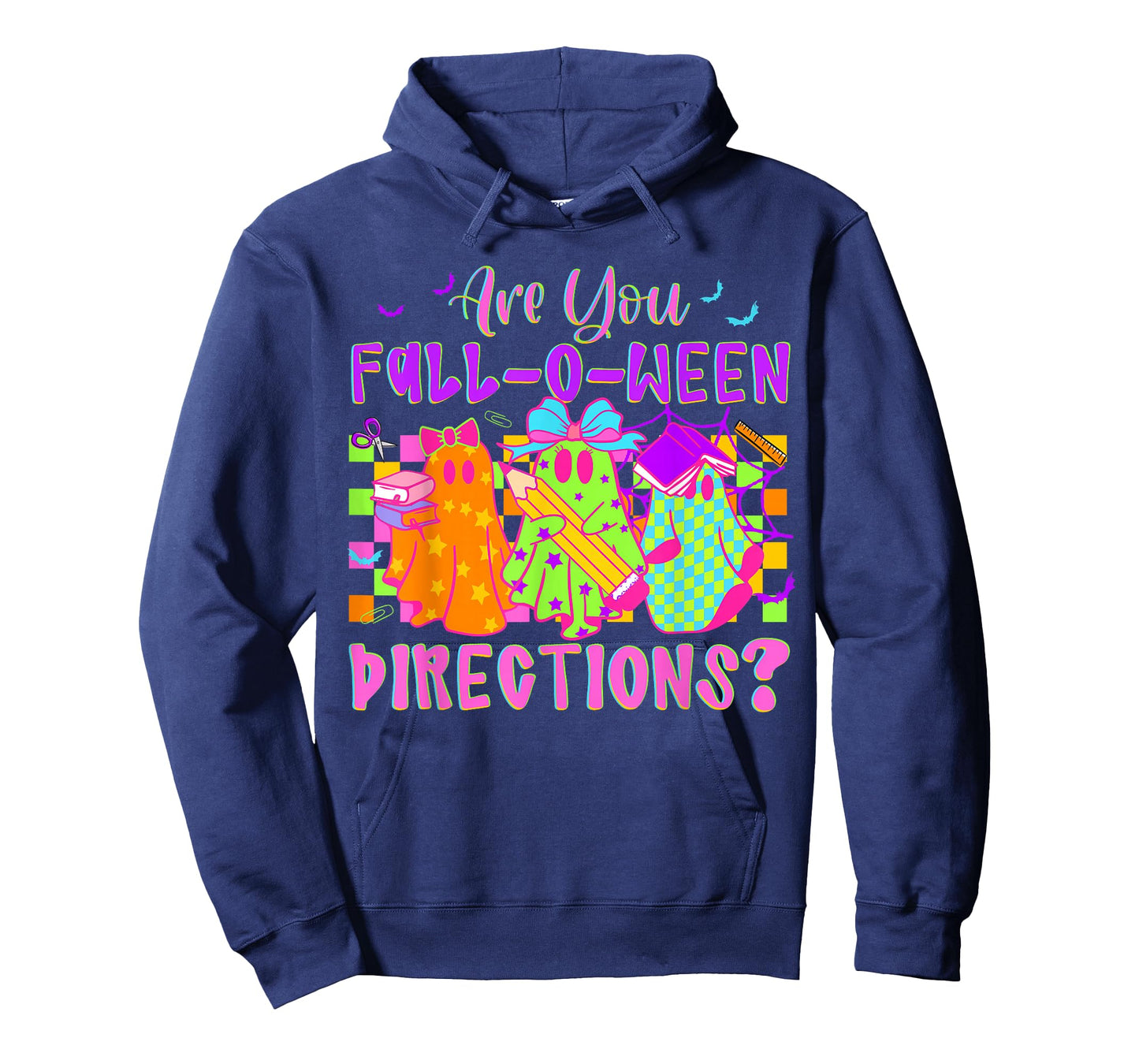 are You Fall-O-Ween Directions Ghost Halloween Teacher Women T-Shirt