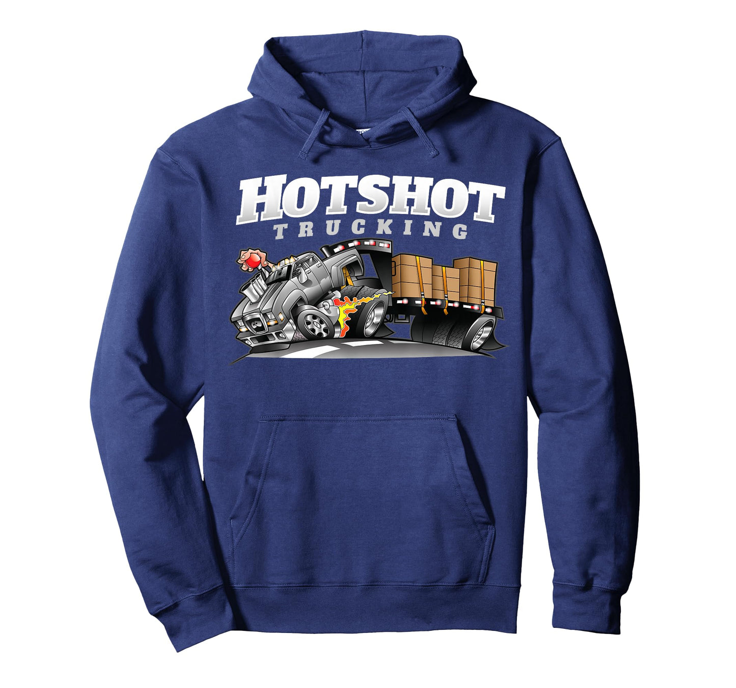 Hotshot Trucking Dually Truck And Trailer Dual Wheel Hauling T-Shirt