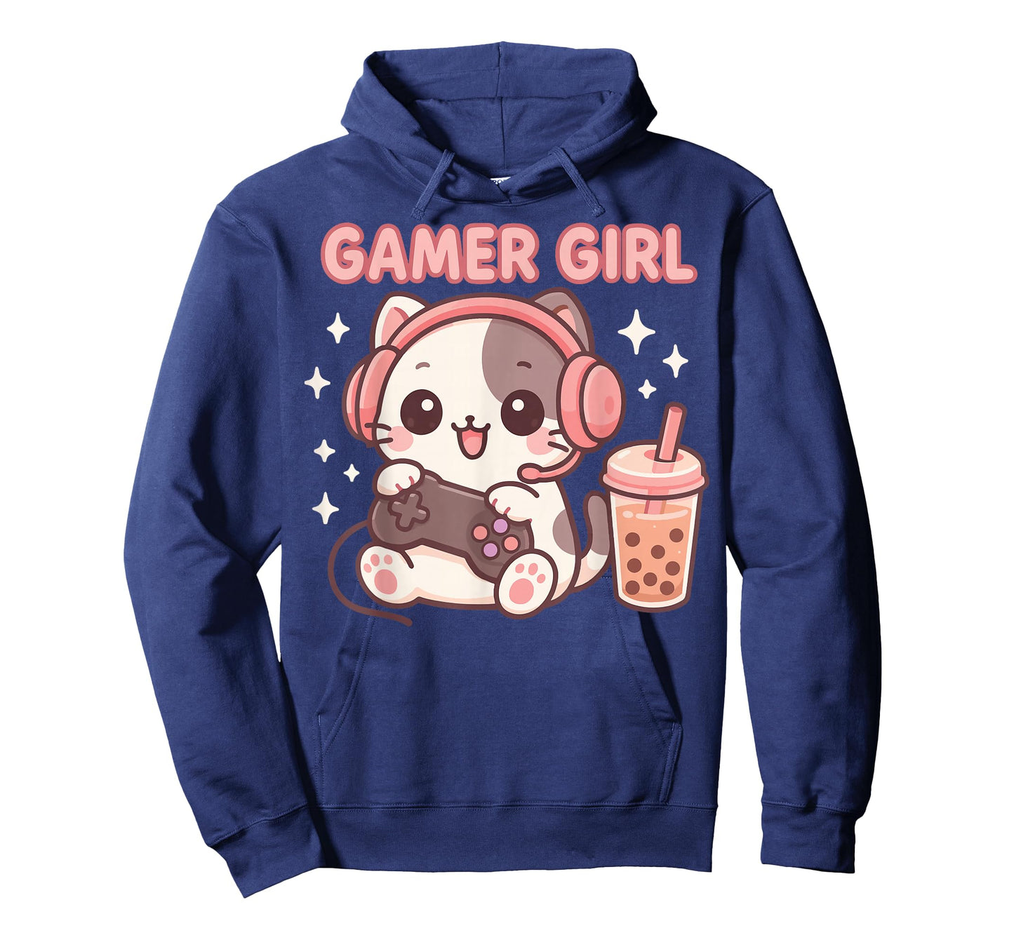 Gamer Girl Cat T-Shirt