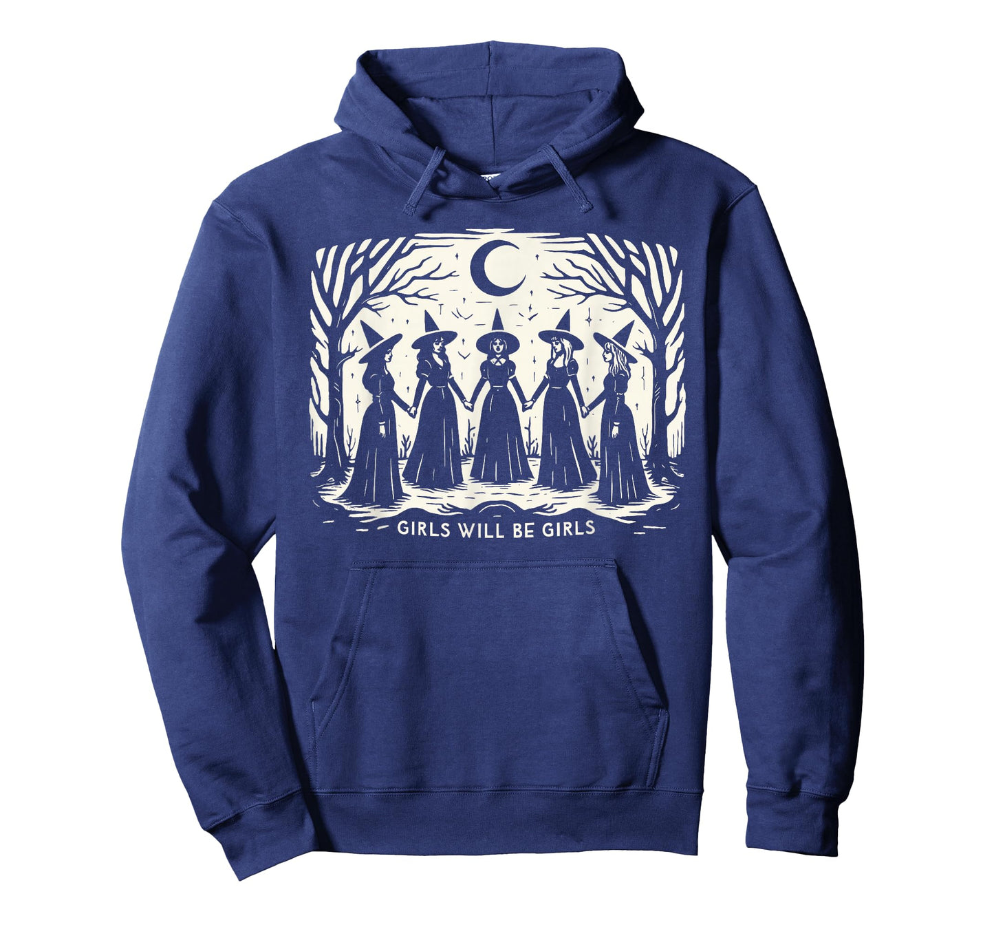 Girl Will Be Girls Witch Witchy Spooky Season Halloween T-Shirt