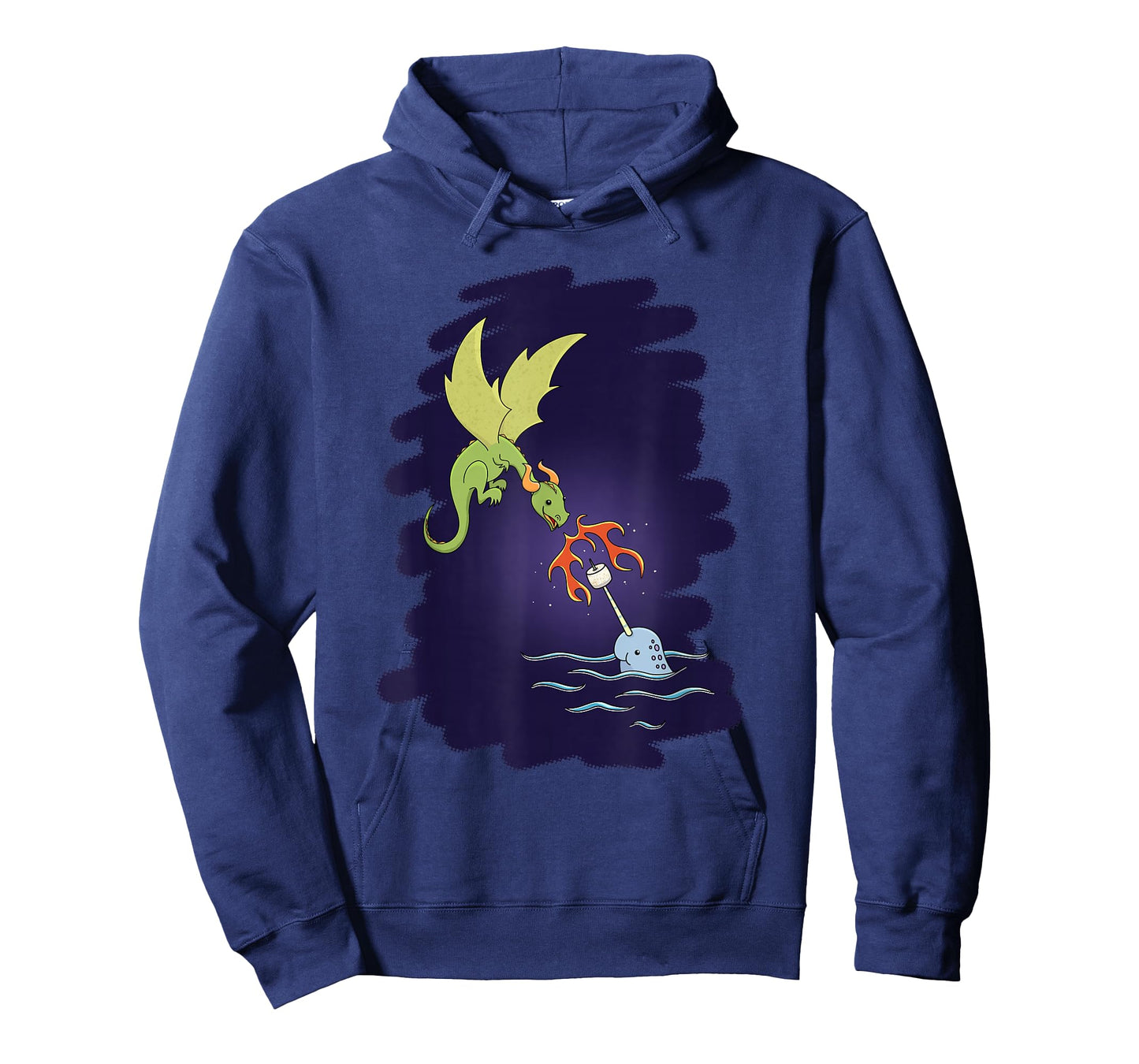 Dragon & Narwhal Campfire Marshmallow Roast, Teamwork T-Shirt