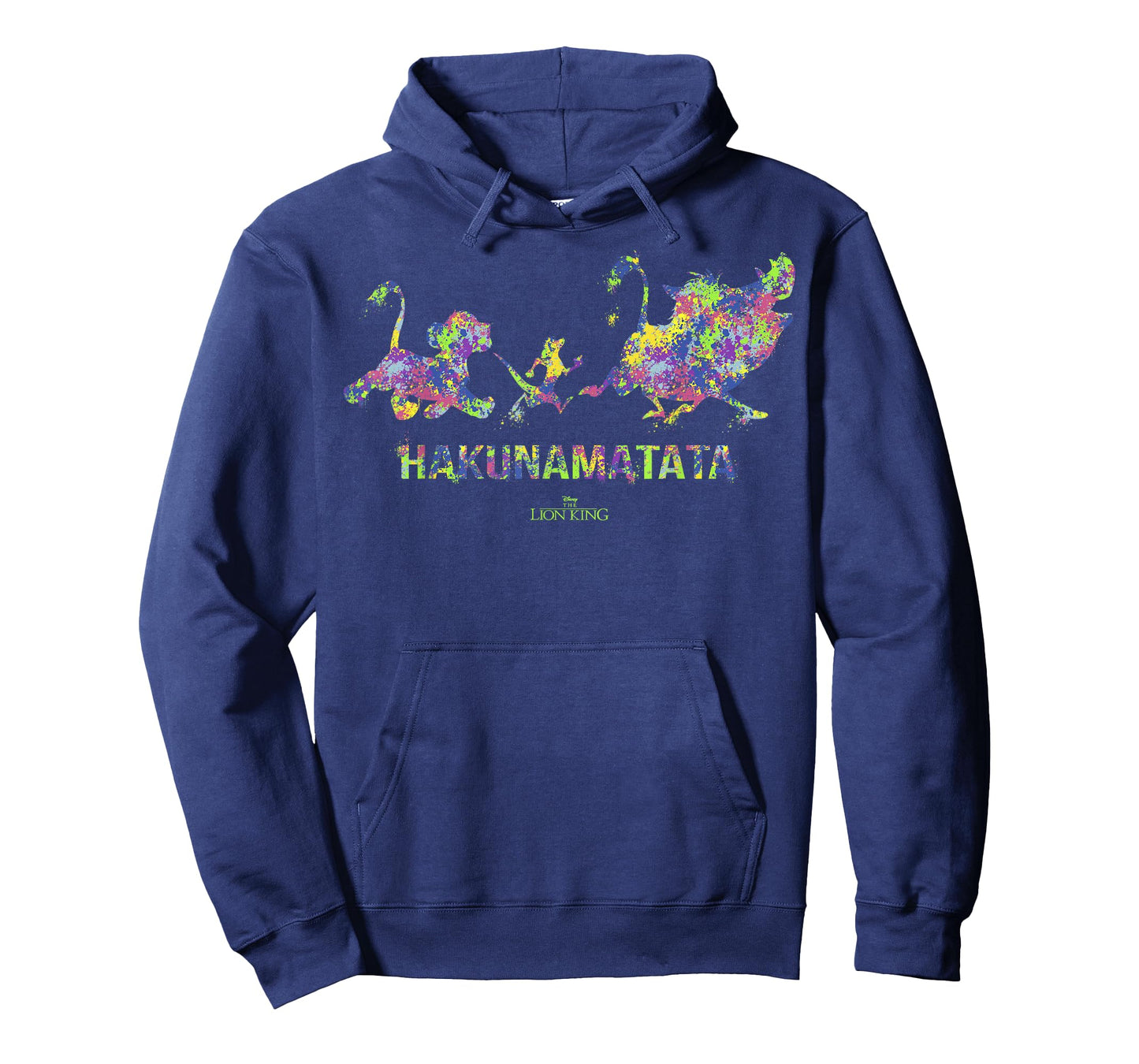 Disney The Lion King Hakuna Matata Paint Splatter Silhouette T-Shirt