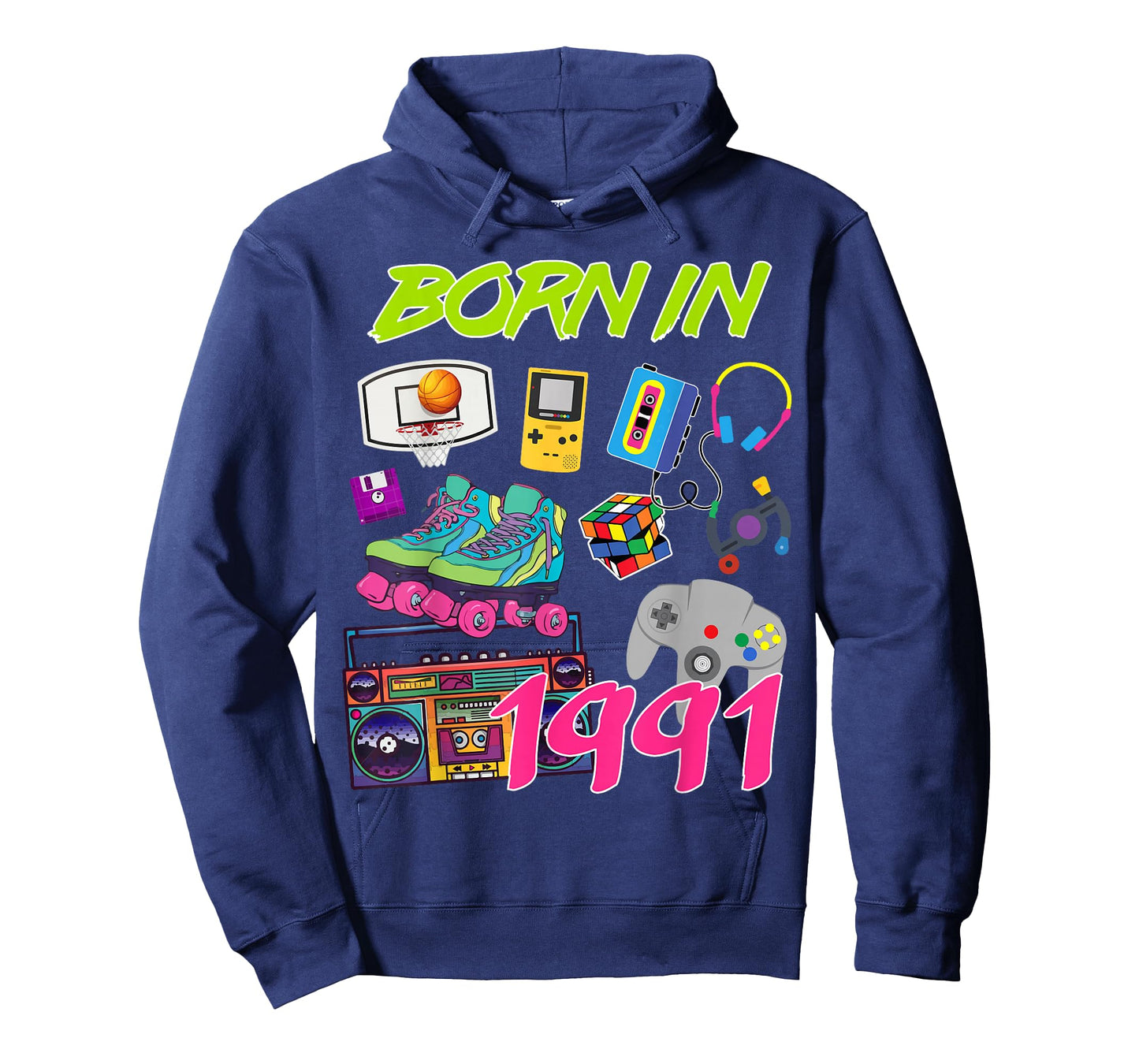Retro Born In 1991 29th Birthday Tees T-Shirt