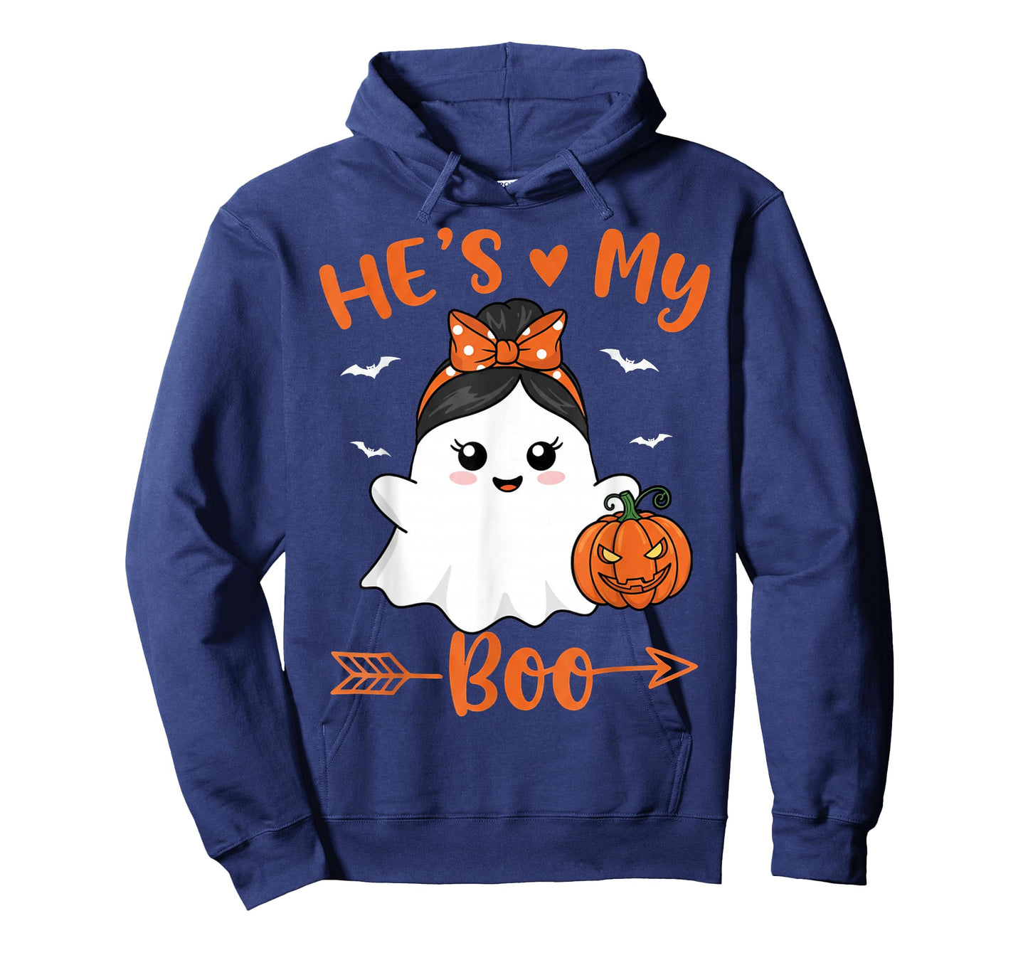 He's My Boo Matching Halloween Pajama Couples Funny T-Shirt