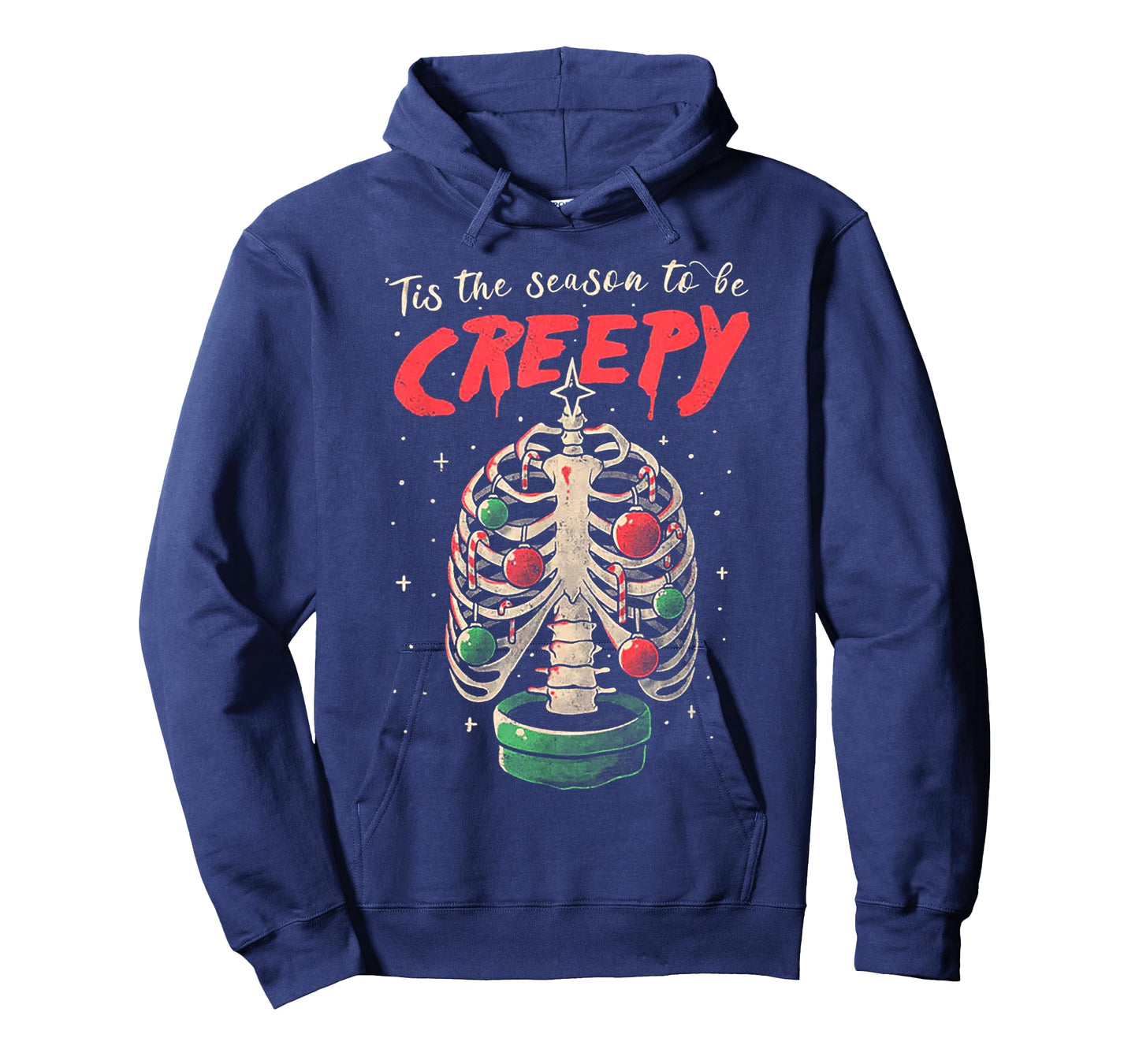 Tis The Season To Be Creepy Skeleton Tree Xmas T-Shirt