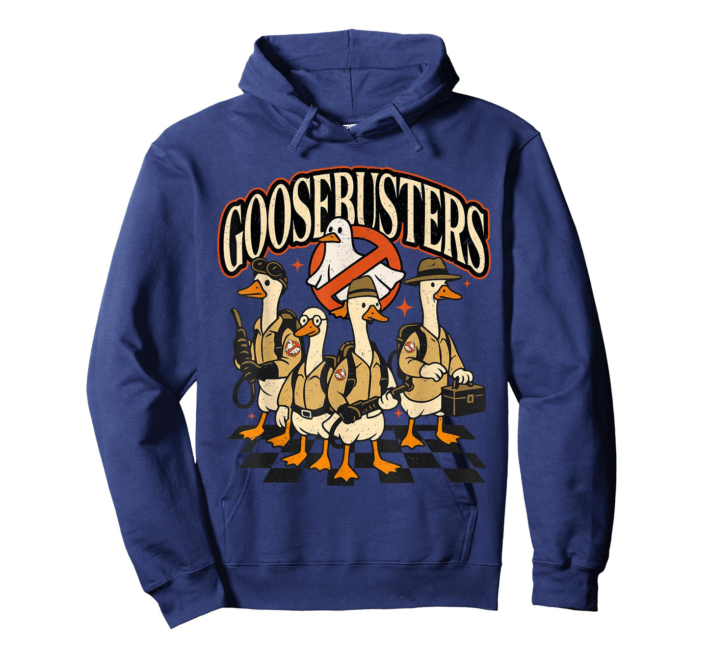 Retro Funny Silly Goosebusters Ducks Ghost Spooky Halloween T-Shirt