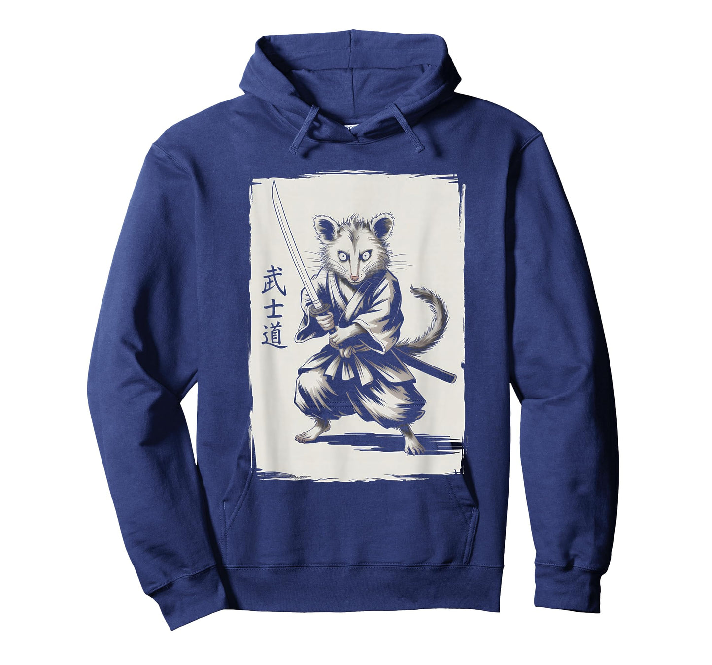 Samurai Opossum Shirt Japanese Culture Art Cool Anime Gifts T-Shirt